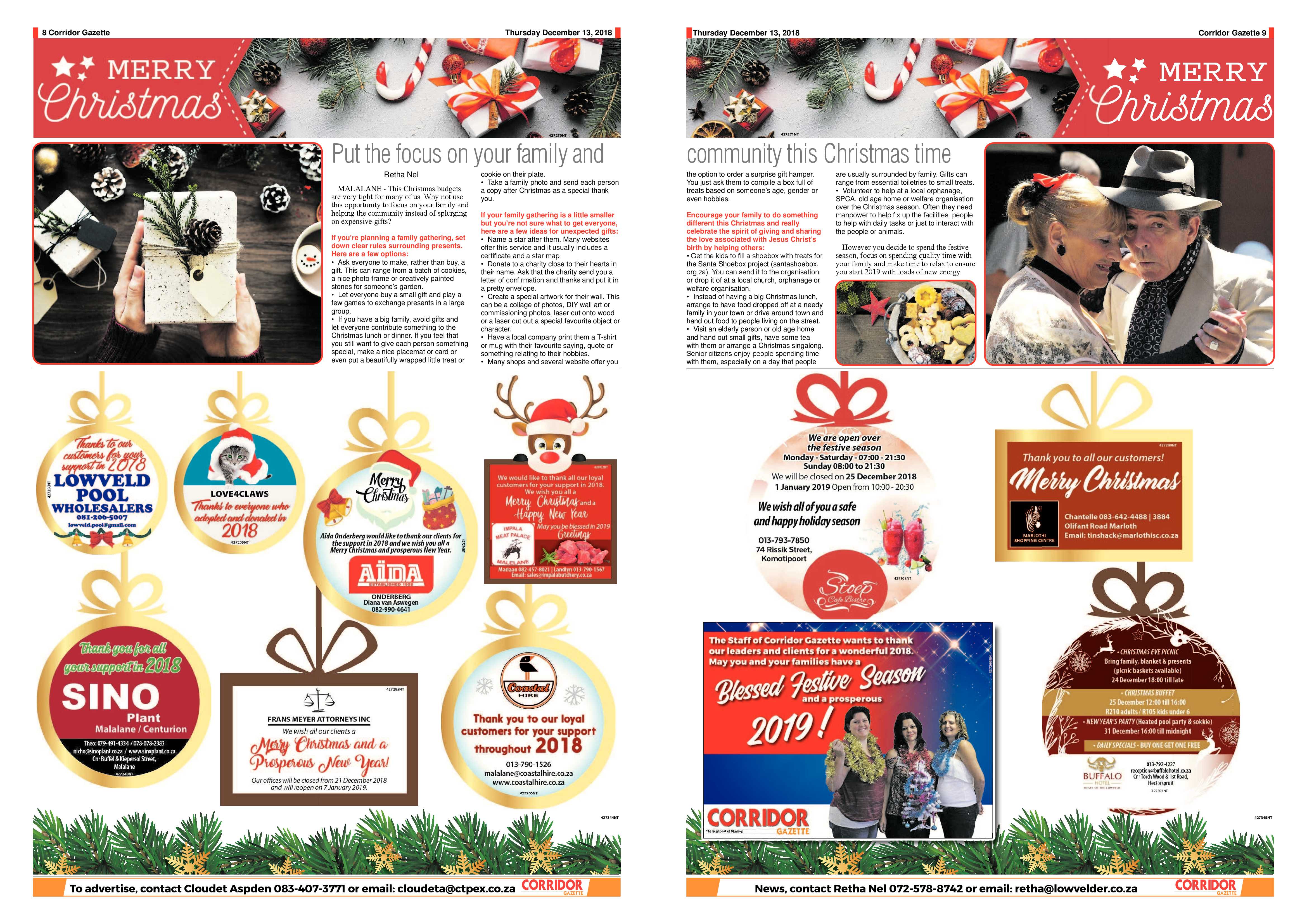 Corridor Gazette 13 December 2018 page 8