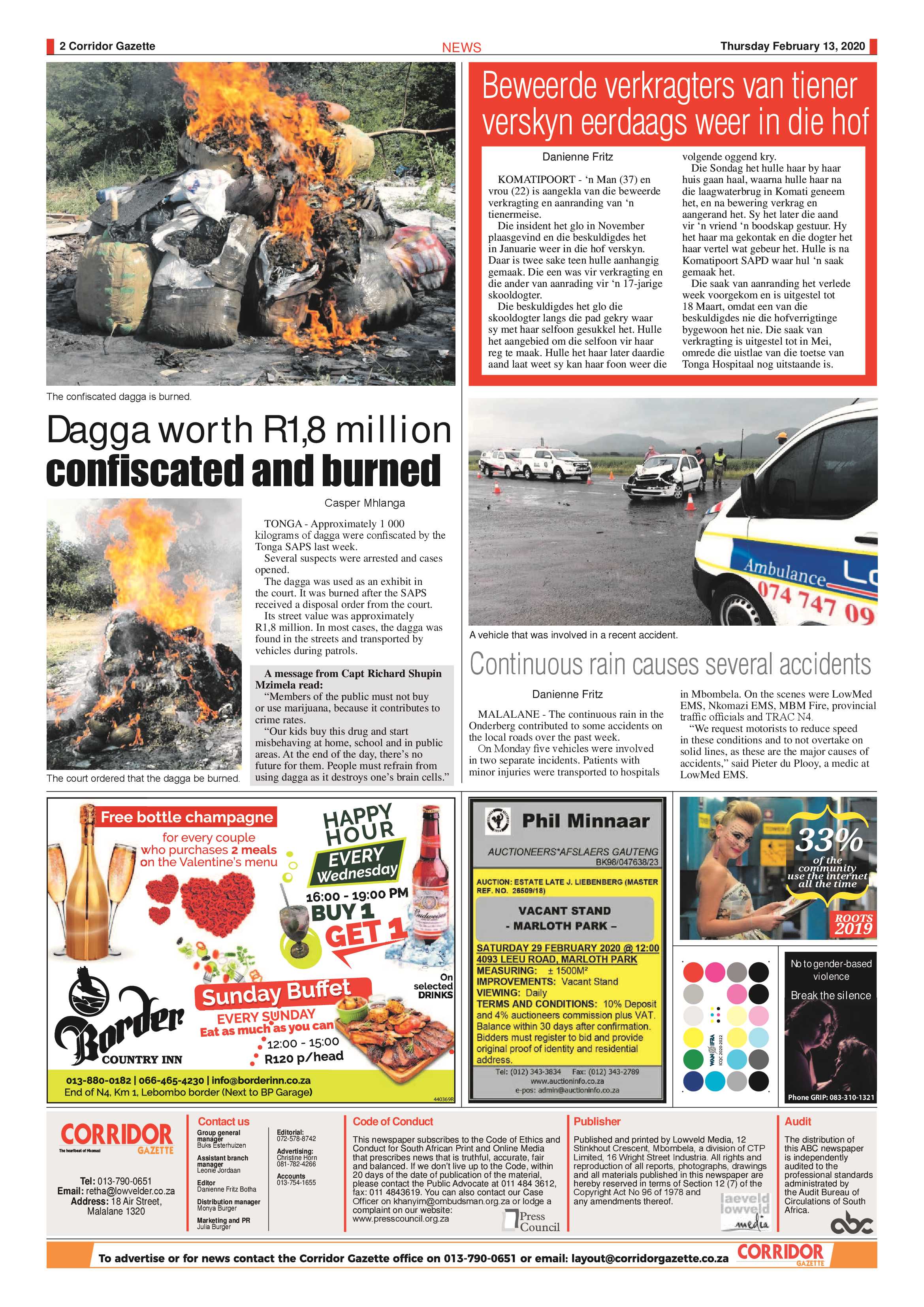 Corridor Gazette 13 February 2020 page 2