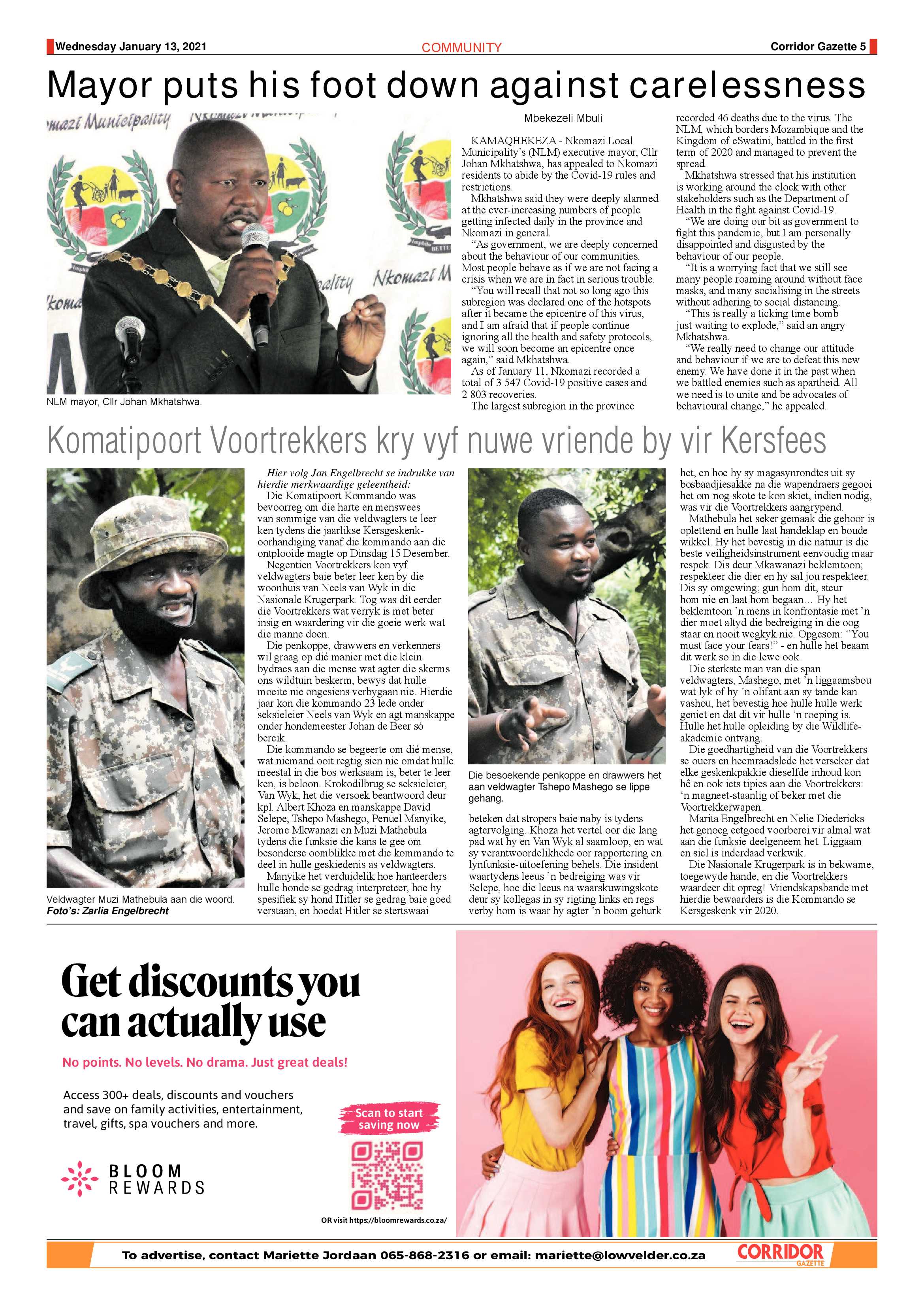 Corridor Gazette 13 January 2021 page 5