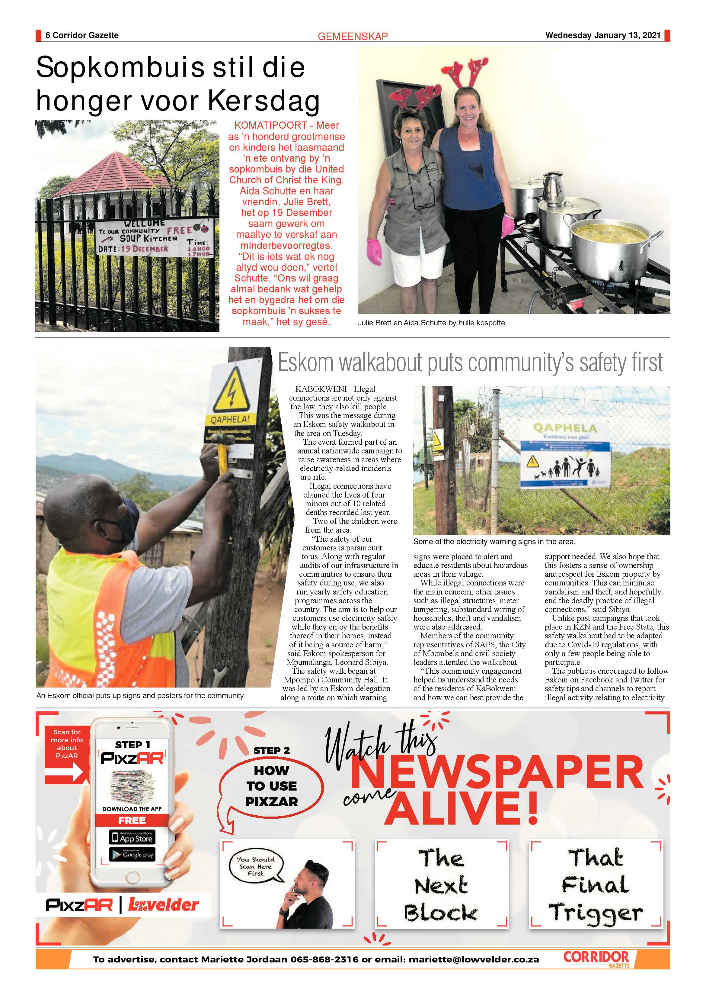 Corridor Gazette 13 January 2021 page 6