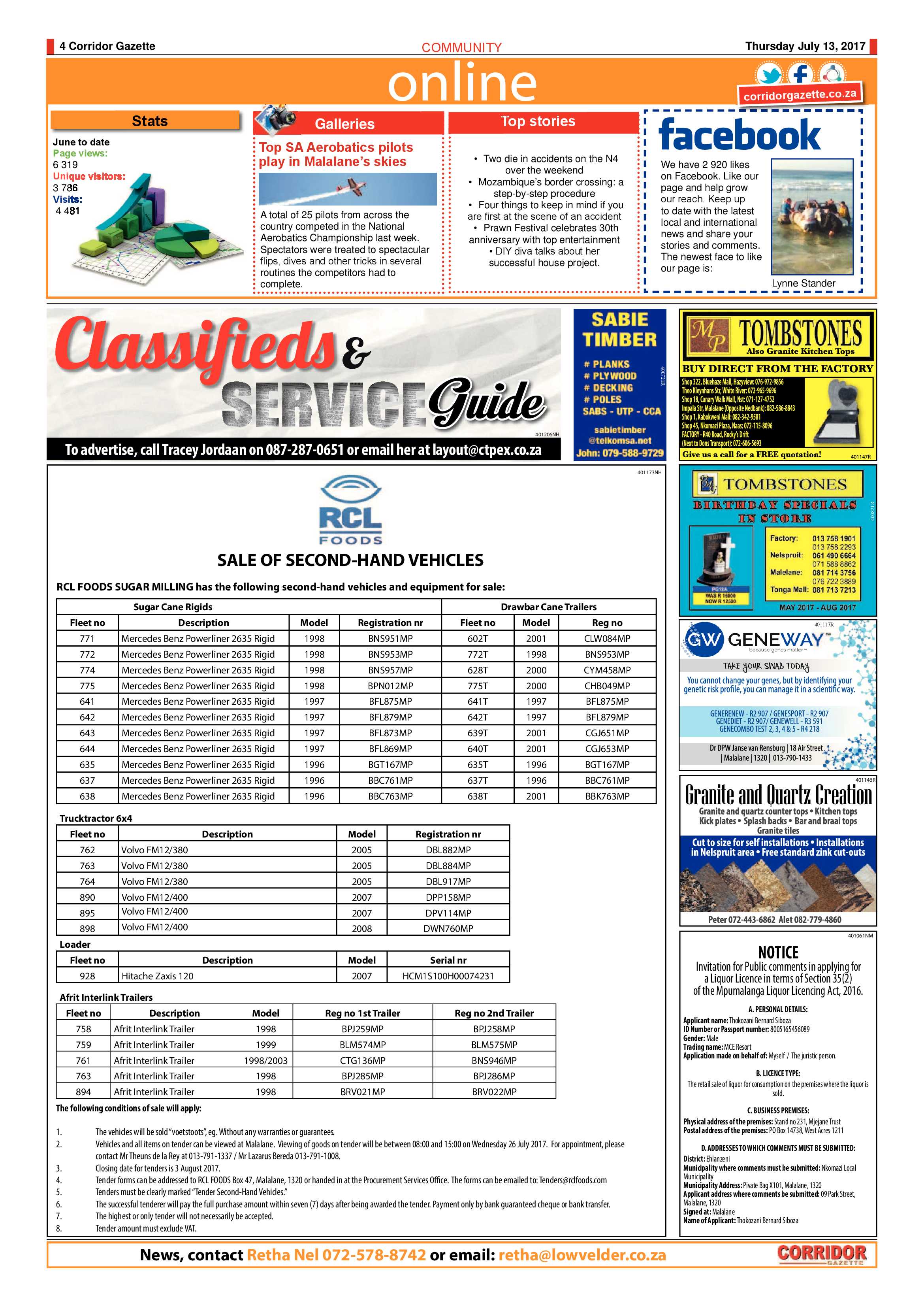 Corridor Gazette 13 July 2017 page 4