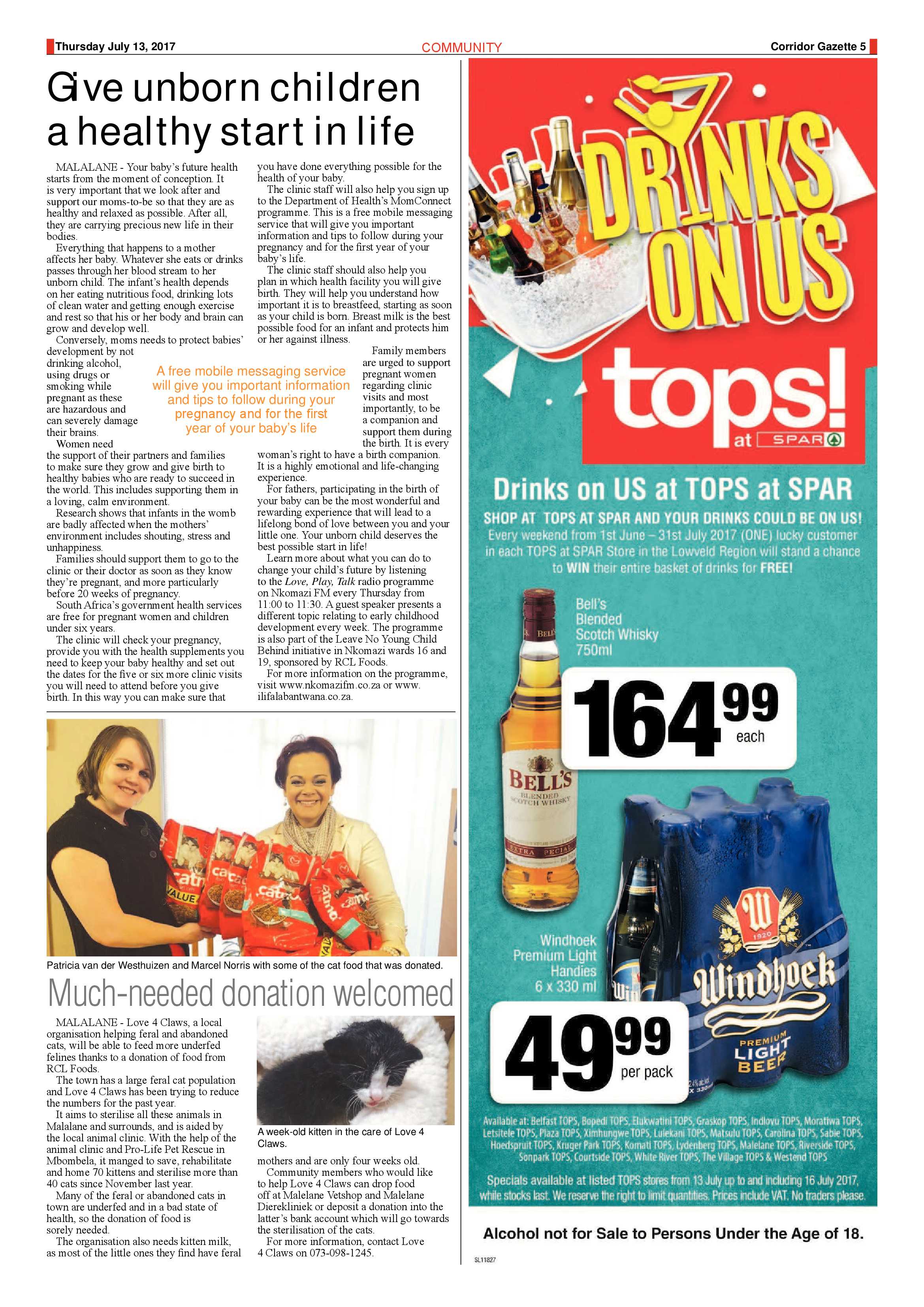 Corridor Gazette 13 July 2017 page 5