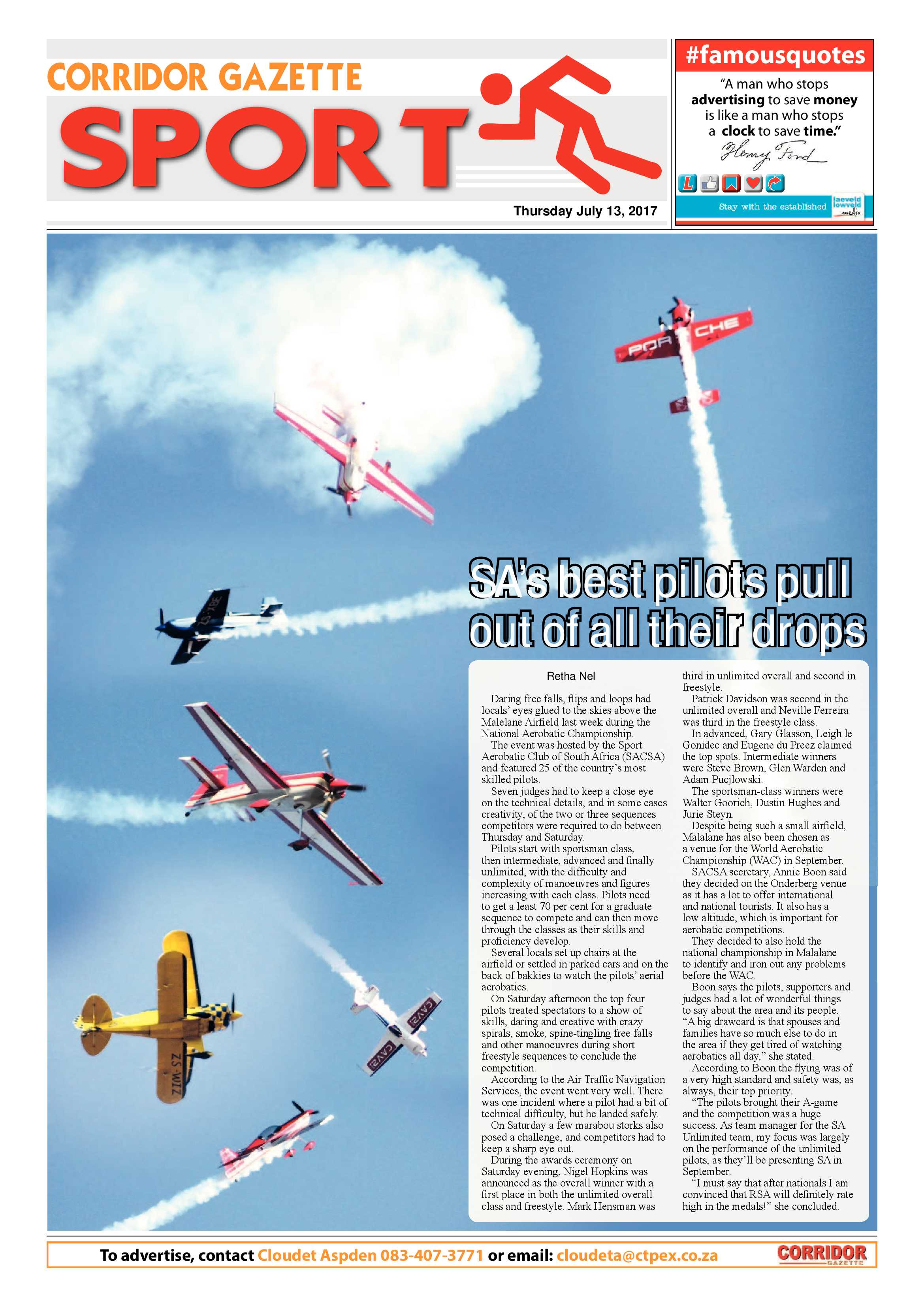Corridor Gazette 13 July 2017 page 8