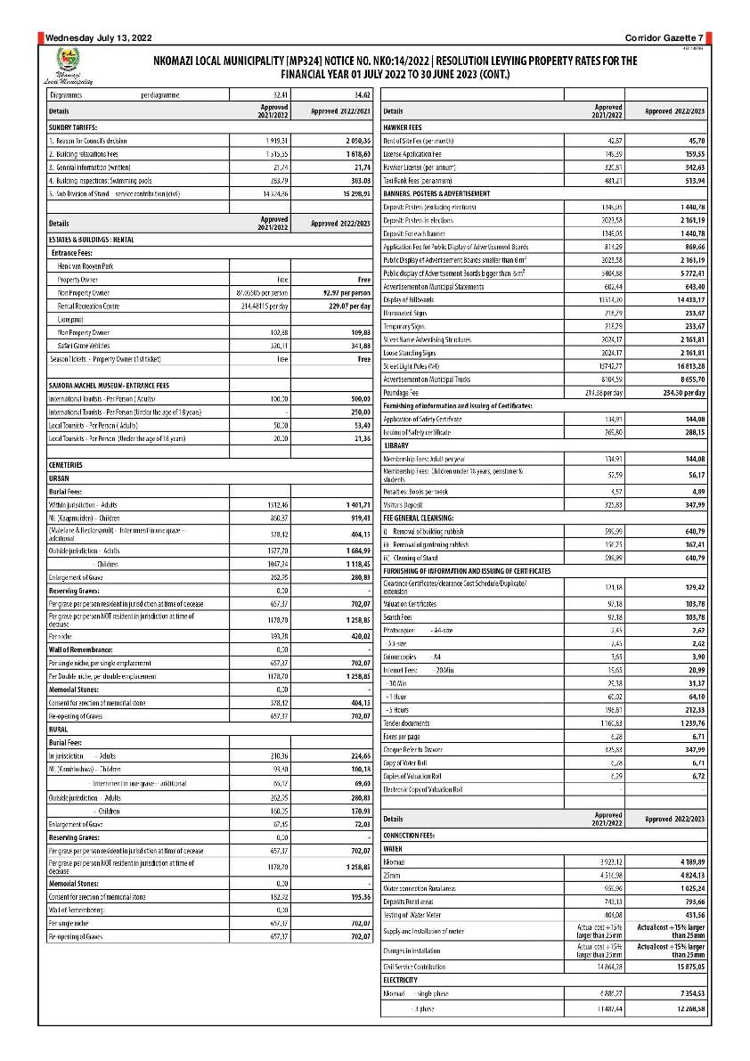 Corridor Gazette 13 July 2022 page 7