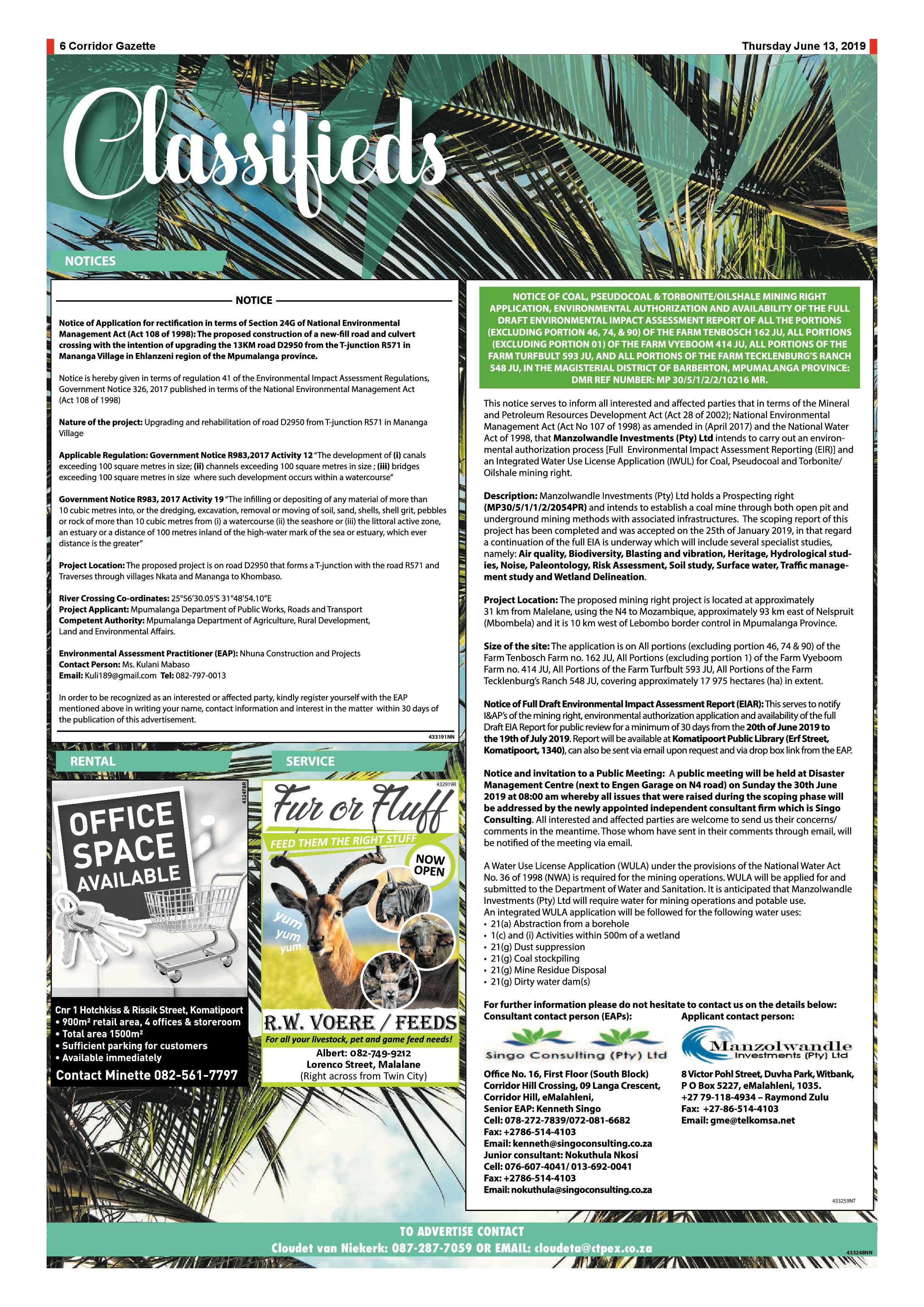 Corridor Gazette 13 June 2019 page 6
