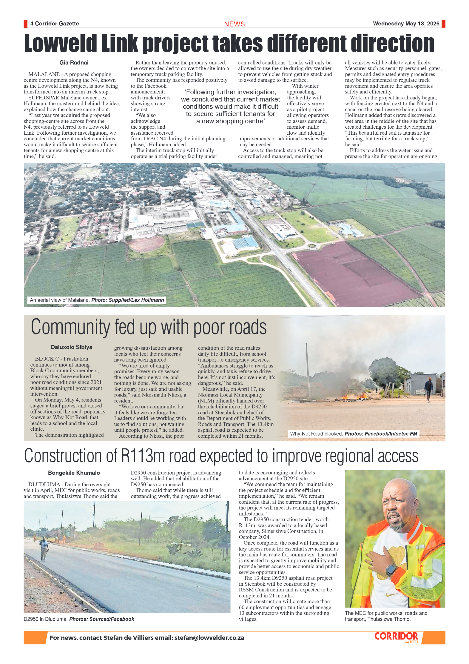 Corridor Gazette 13 May 2026 page 4