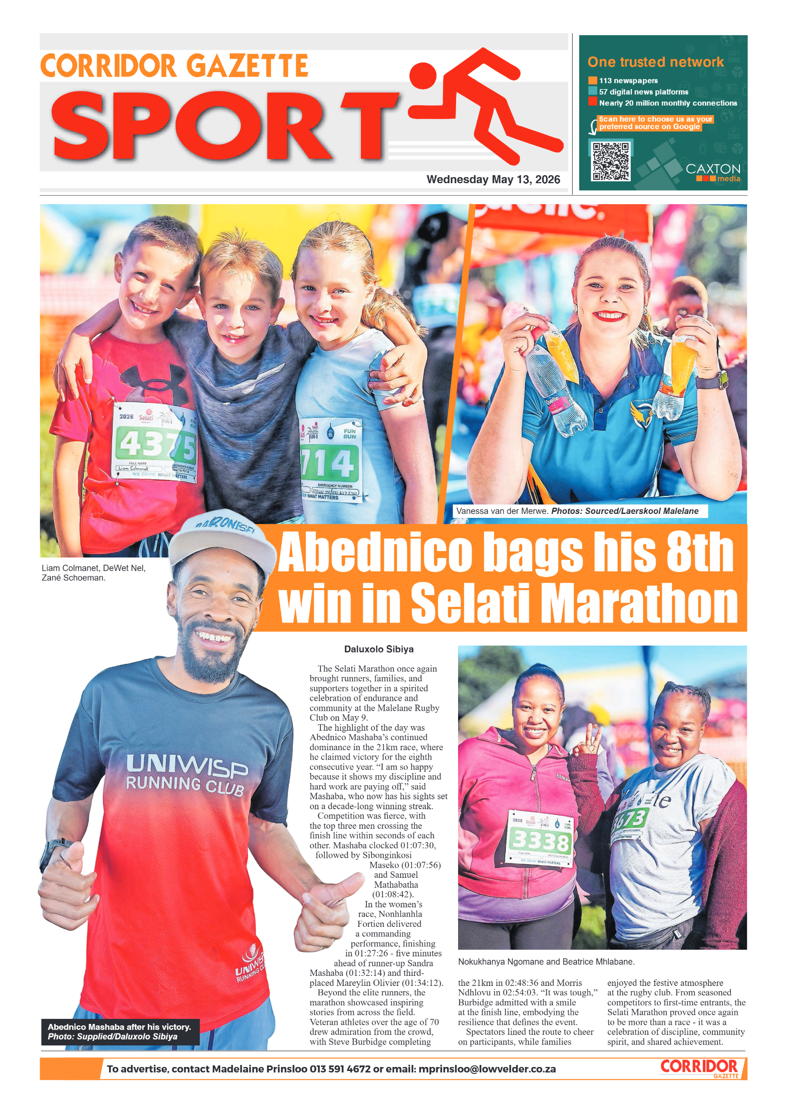 Corridor Gazette 13 May 2026 page 8