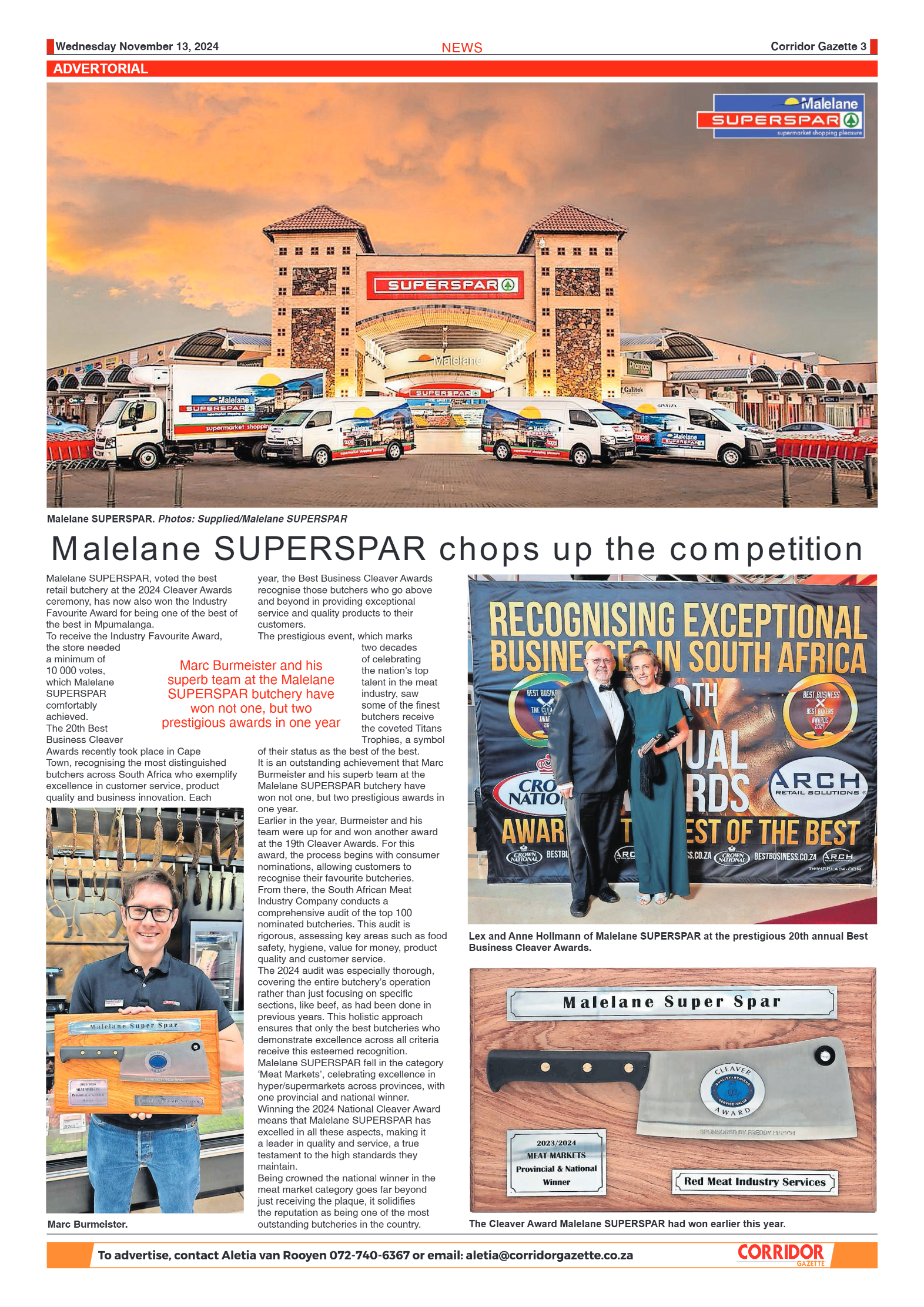 Corridor Gazette 13 November 2024 page 3