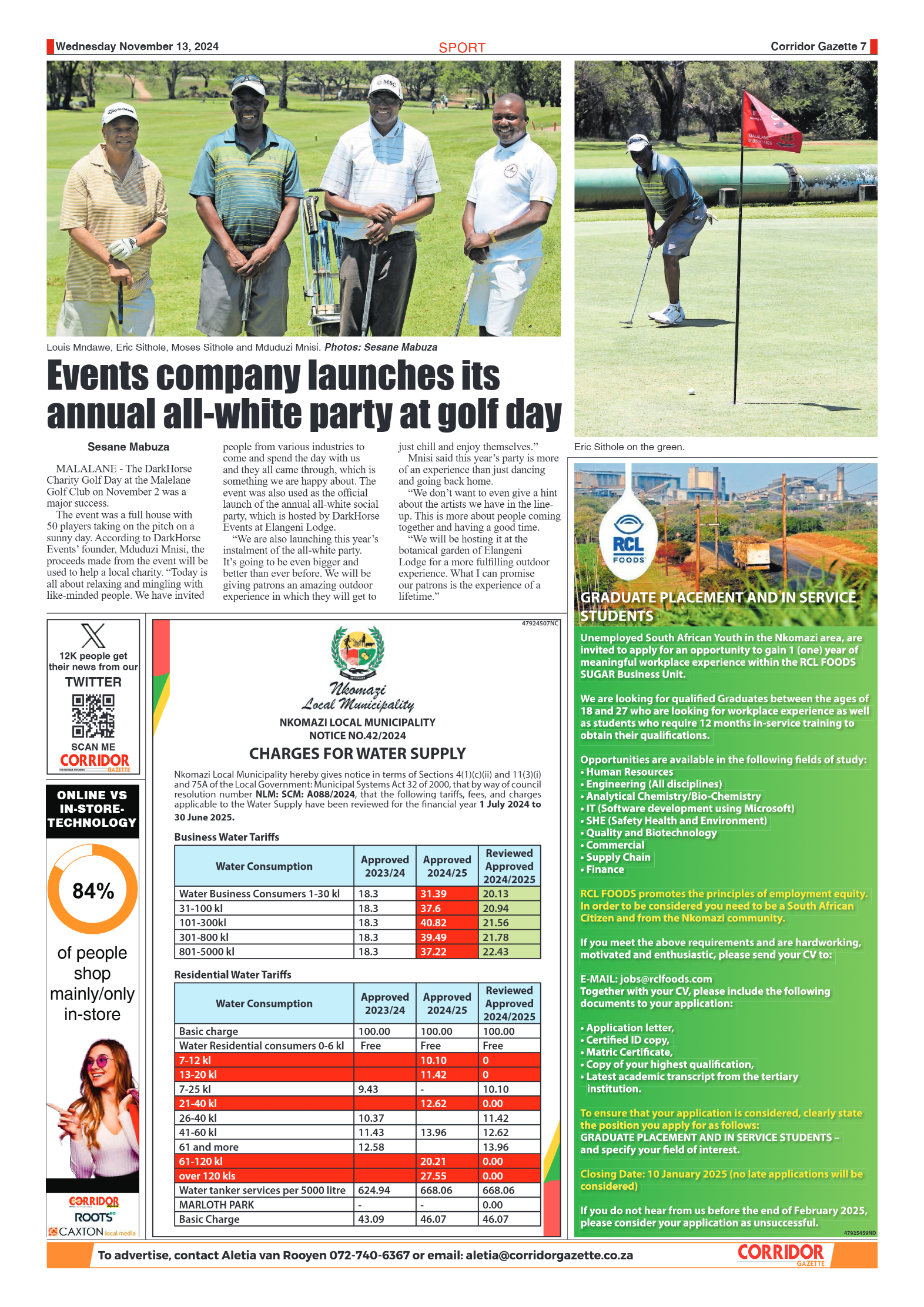 Corridor Gazette 13 November 2024 page 7