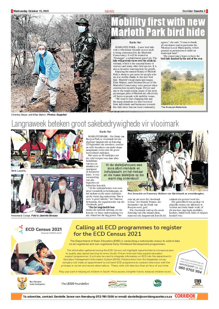 Corridor Gazette 13 October 2021 page 3