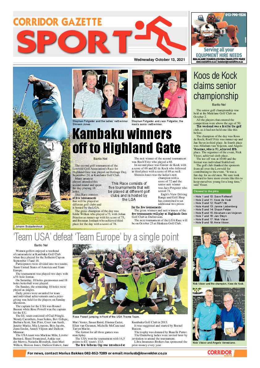 Corridor Gazette 13 October 2021 page 8