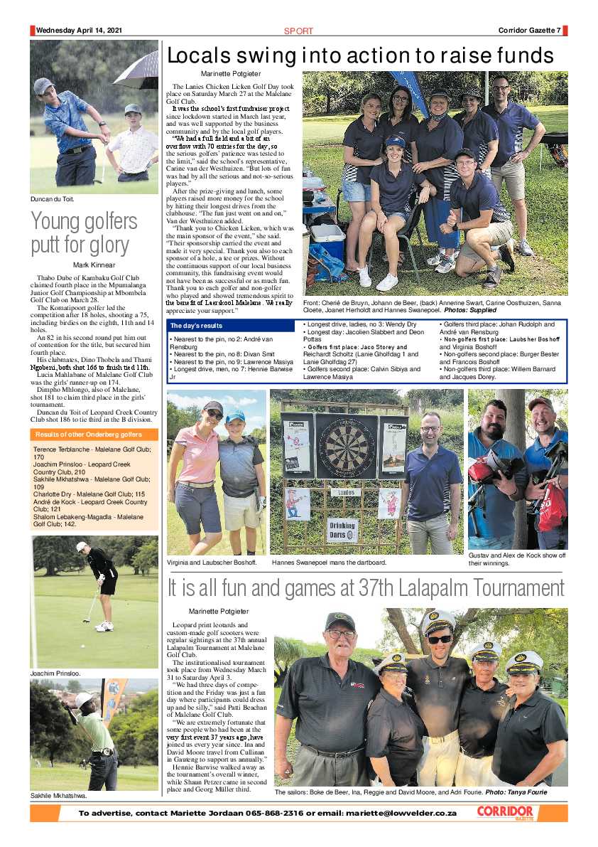 Corridor gazette 14 April 2021 page 7