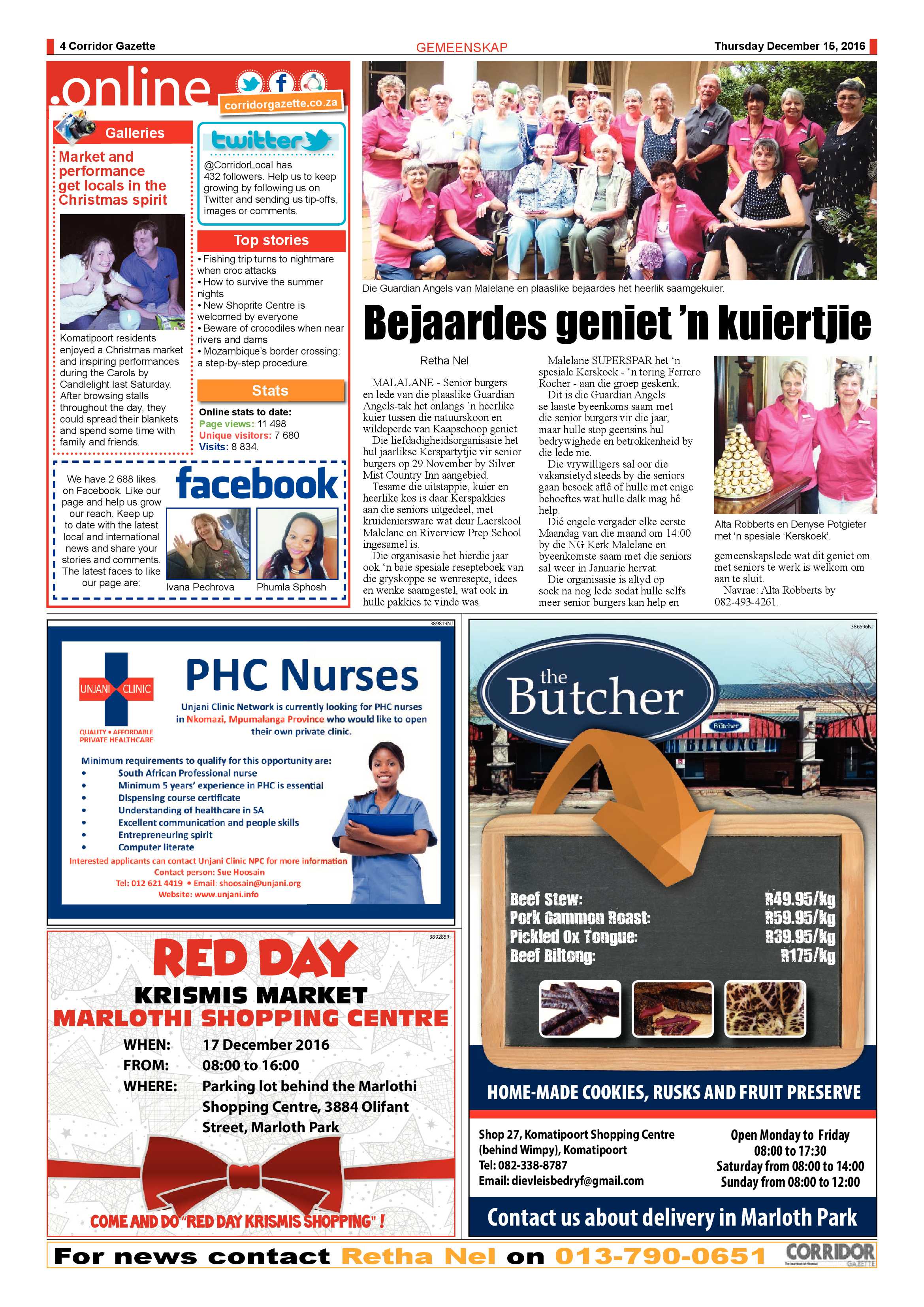 Corridor Gazette 15 December 2016 page 4