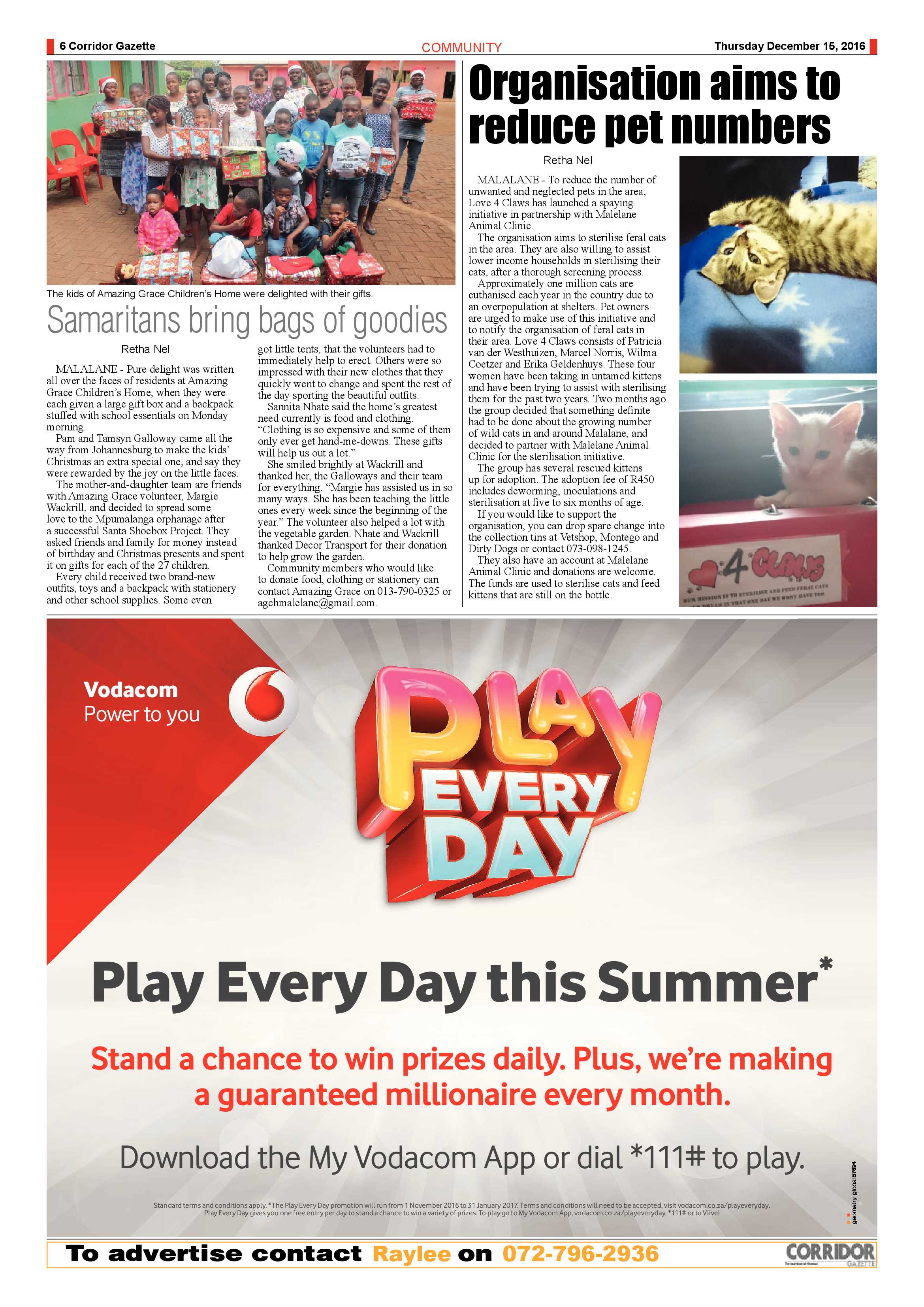 Corridor Gazette 15 December 2016 page 6