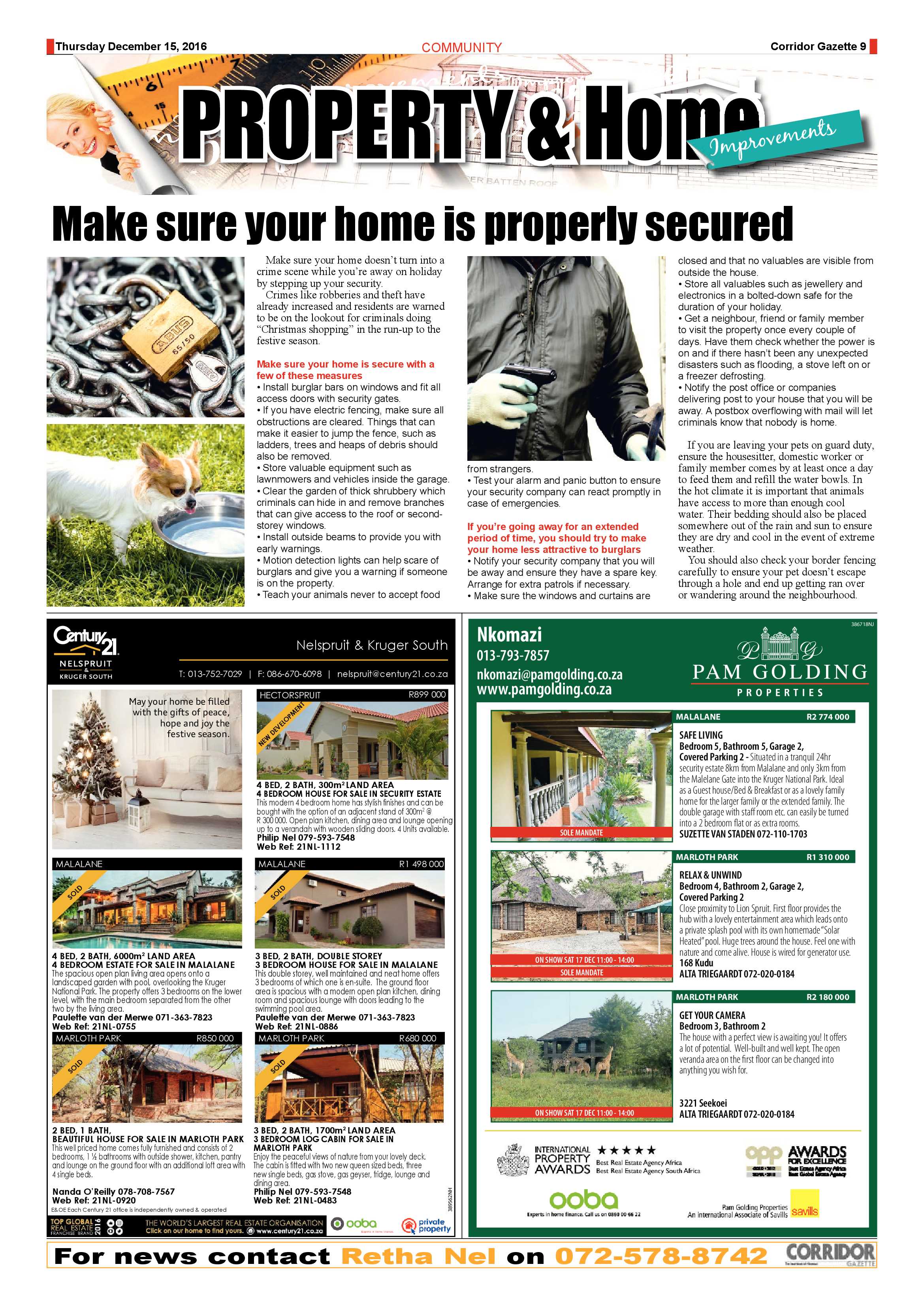 Corridor Gazette 15 December 2016 page 9