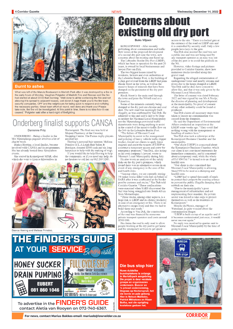 Corridor Gazette 14 December 2022 page 4