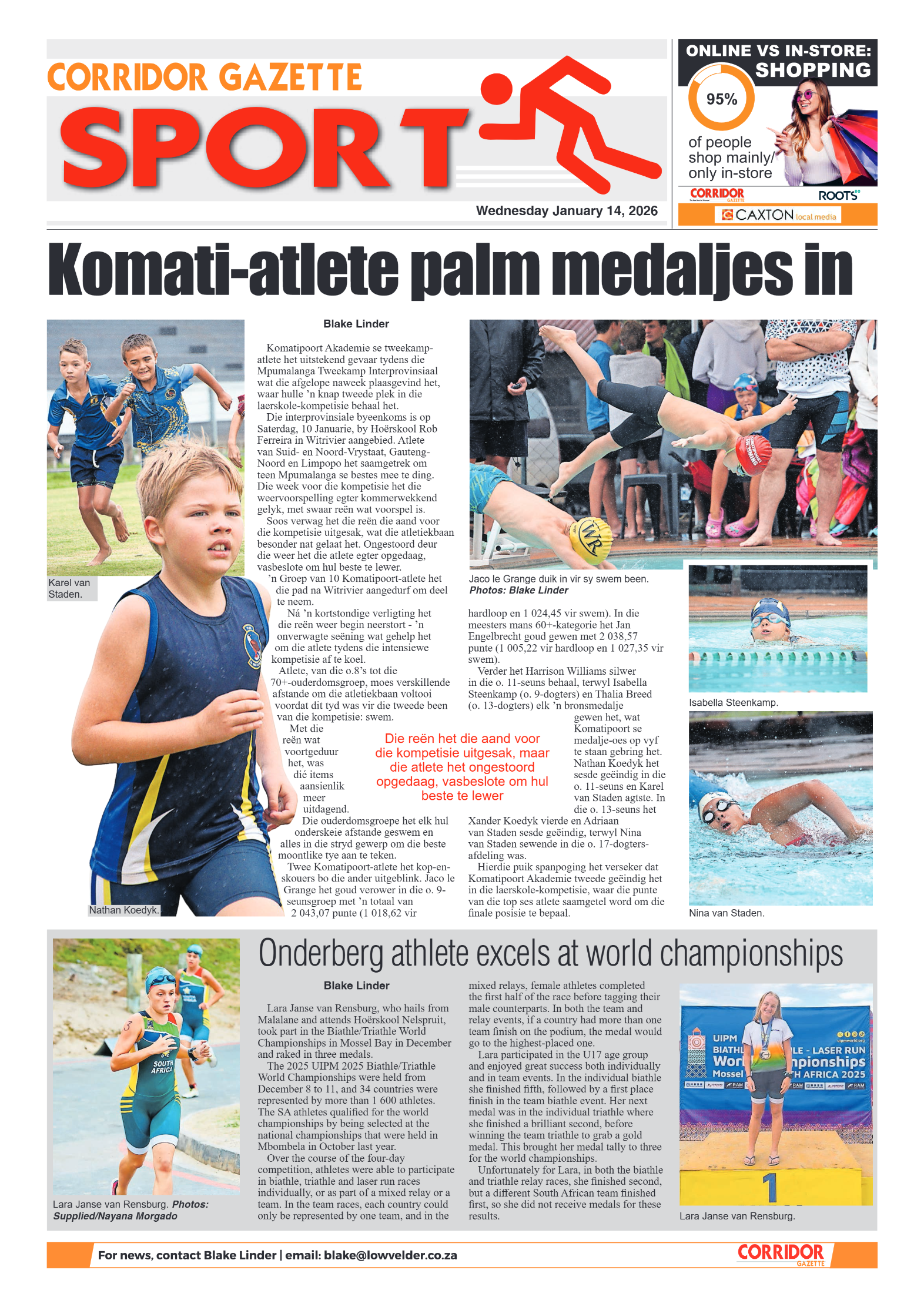 Corridor Gazette 14 January 2026 page 8