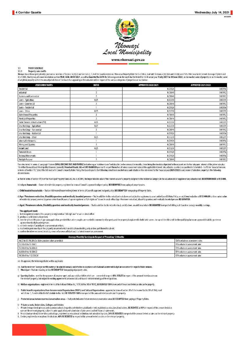 Corridor Gazette 14 July 2021 page 4