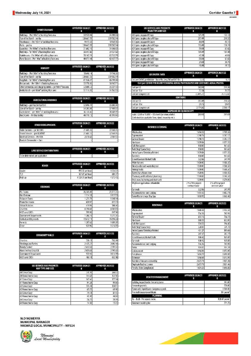 Corridor Gazette 14 July 2021 page 7