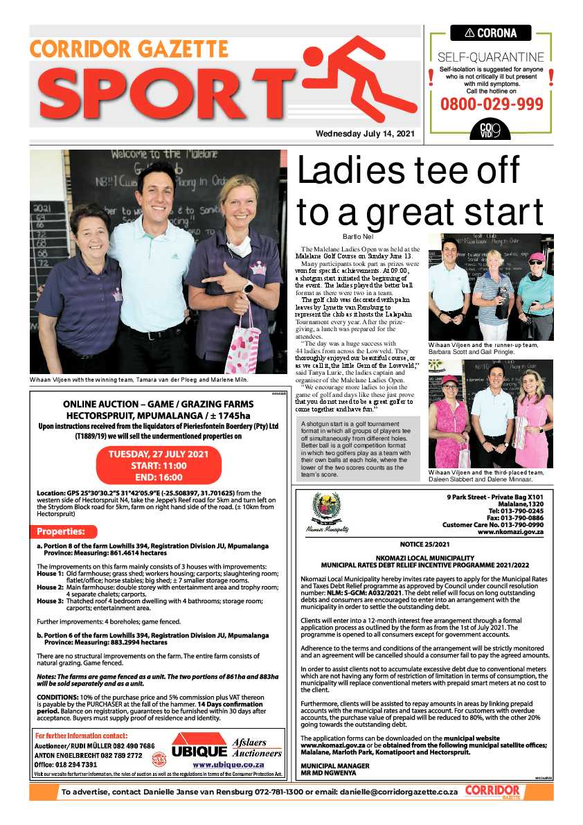 Corridor Gazette 14 July 2021 page 8