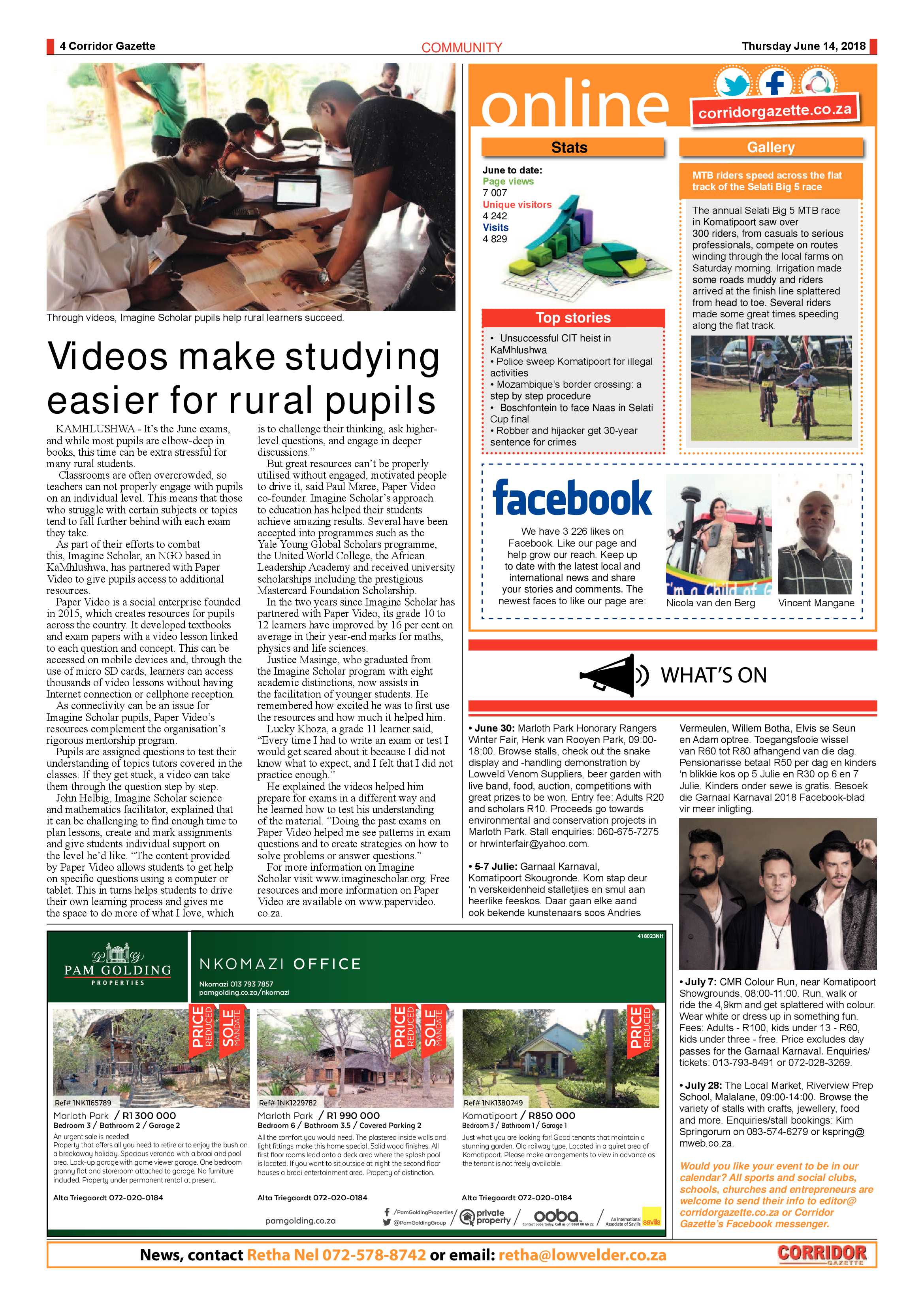Corridor Gazette 14 June 2018 page 4