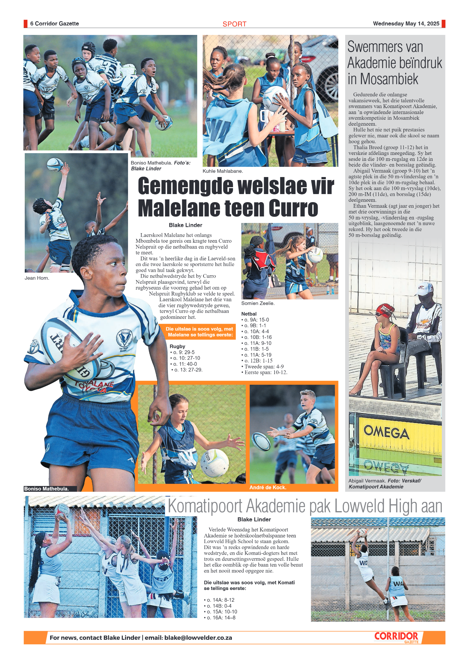 Corridor Gazette 15 May 2025 page 6