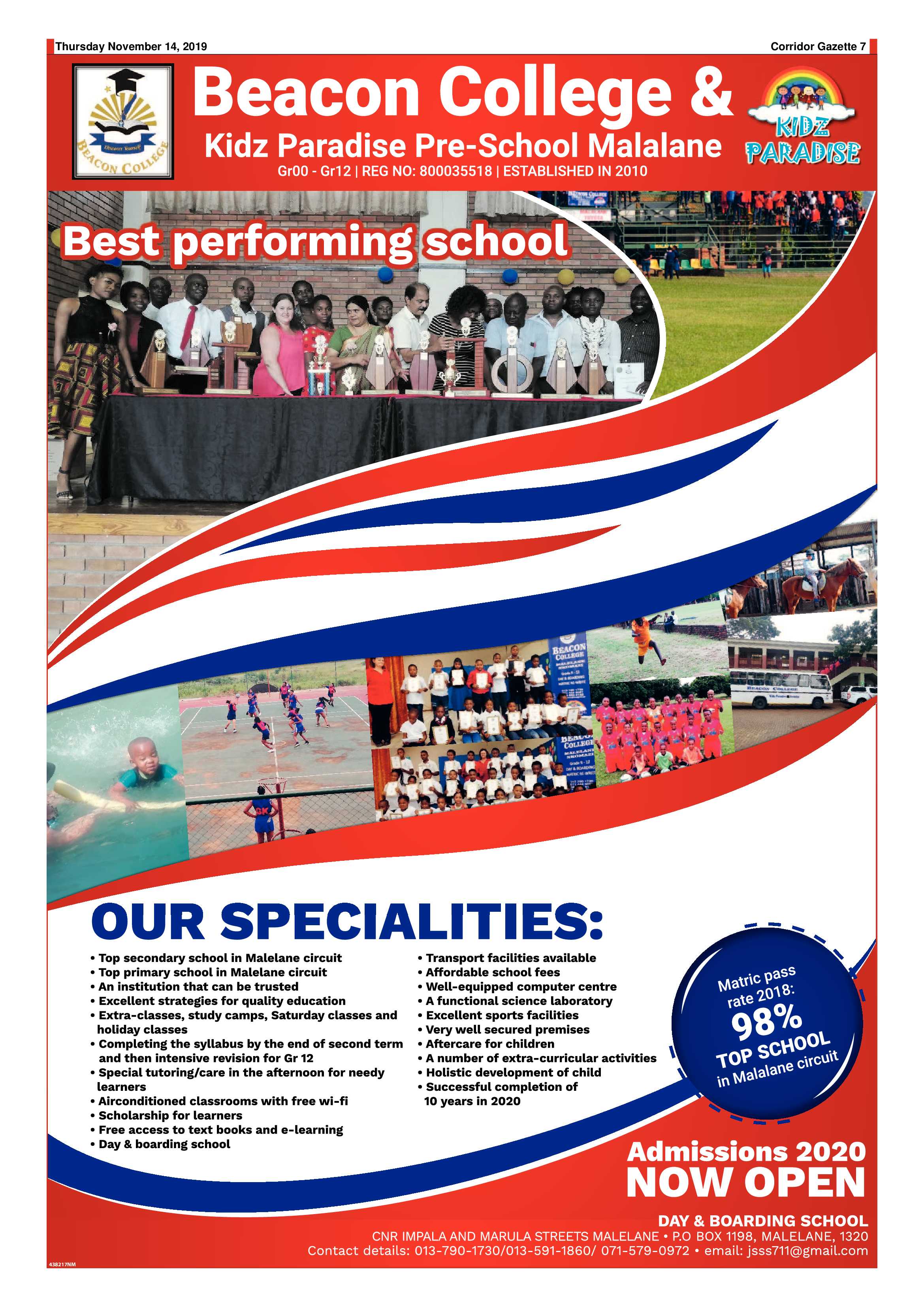 Corridor Gazette 14 November 2019 page 7