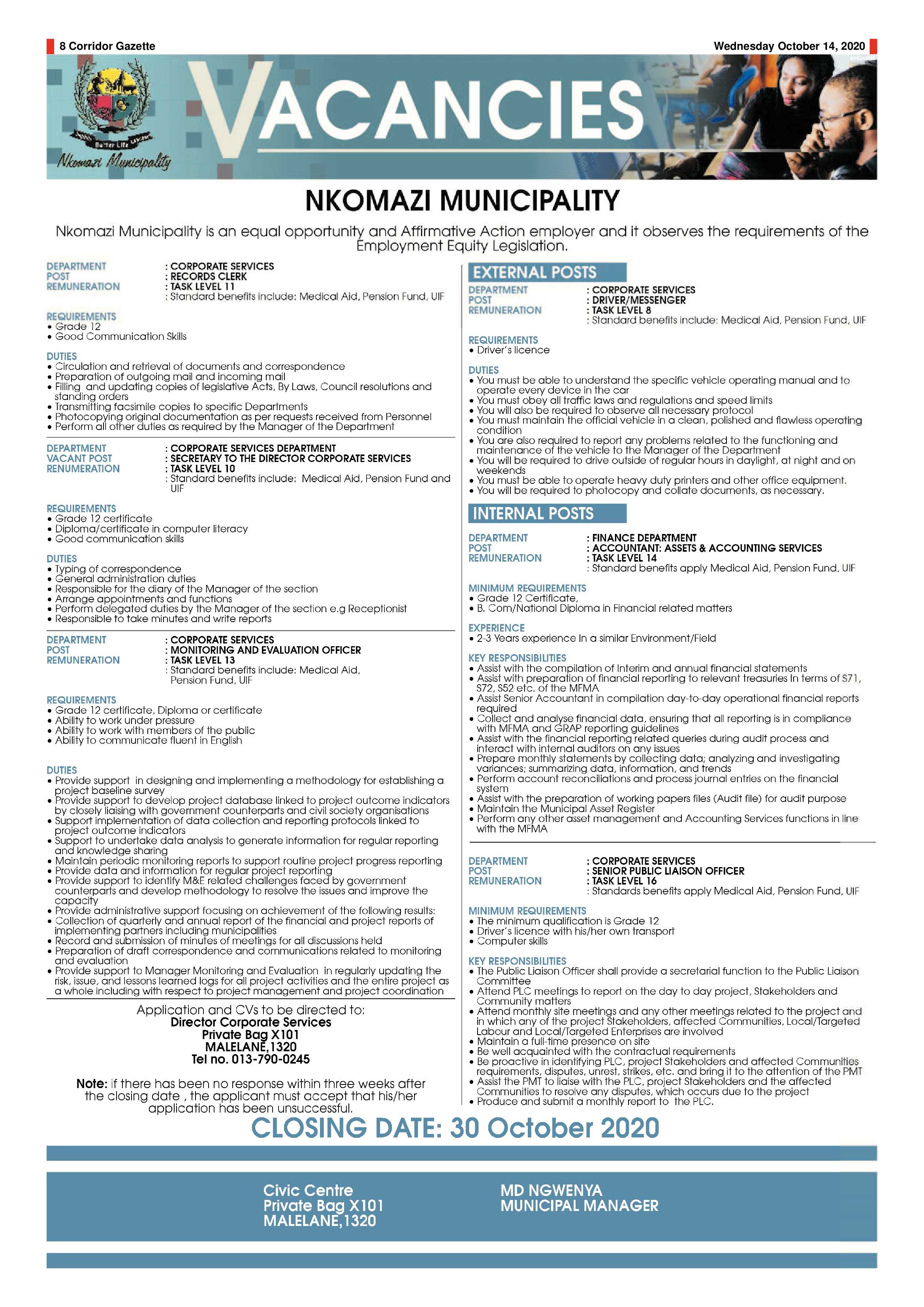 Corridor Gazette 14 October 2020 page 8