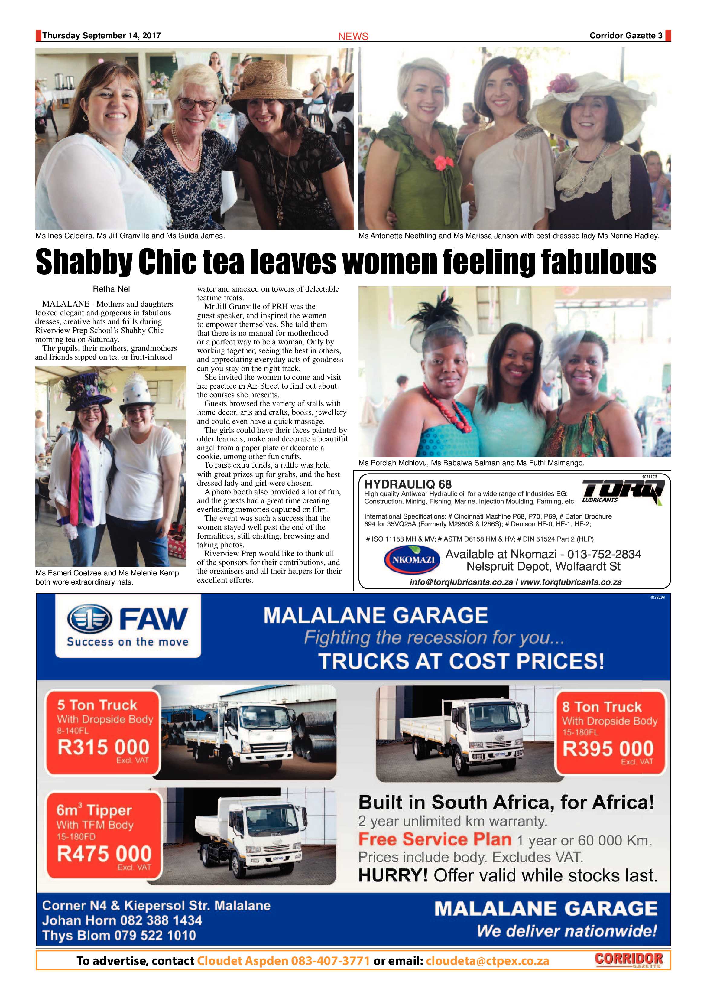 Corridor Gazette 14 September 2017 page 3