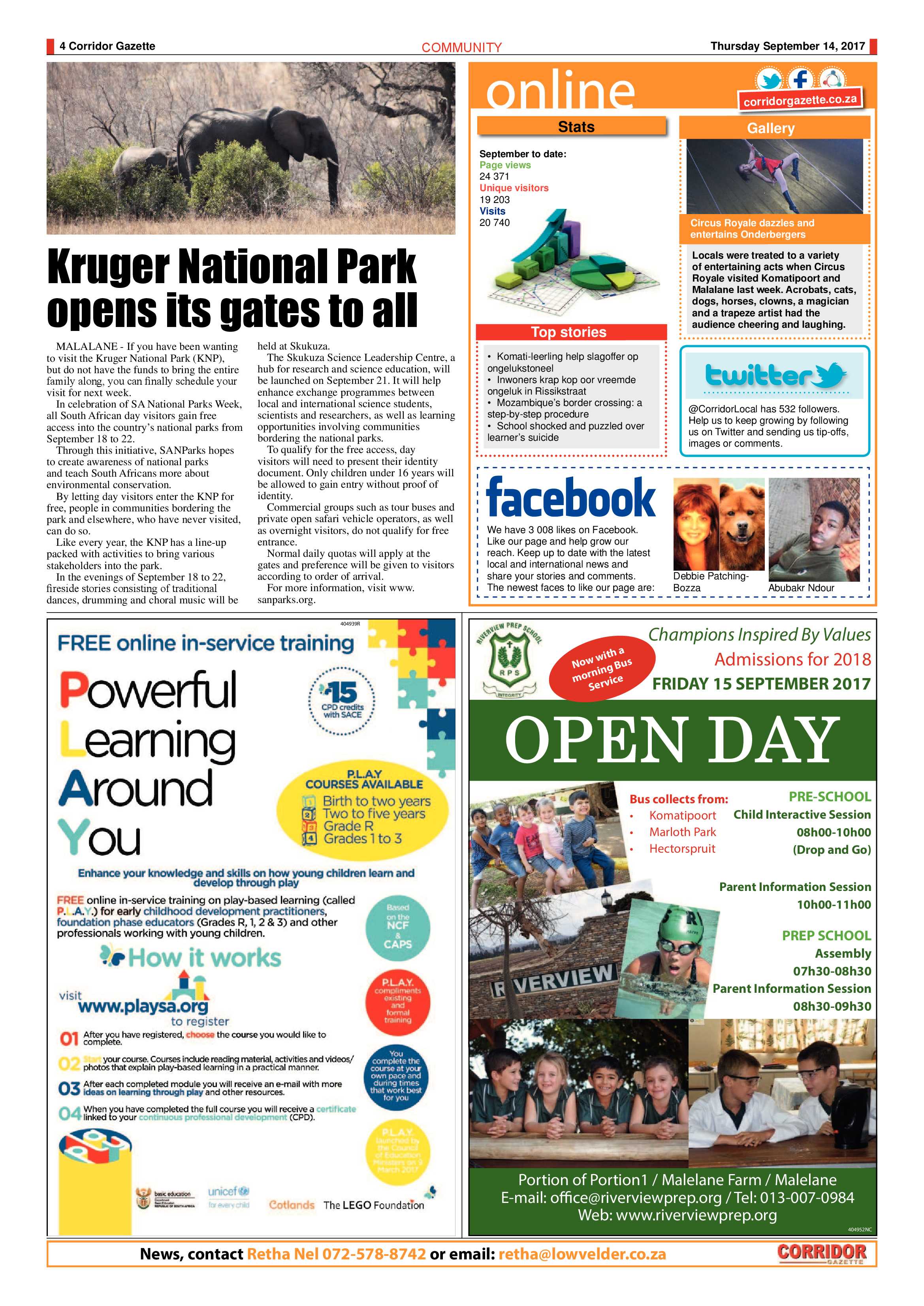 Corridor Gazette 14 September 2017 page 4