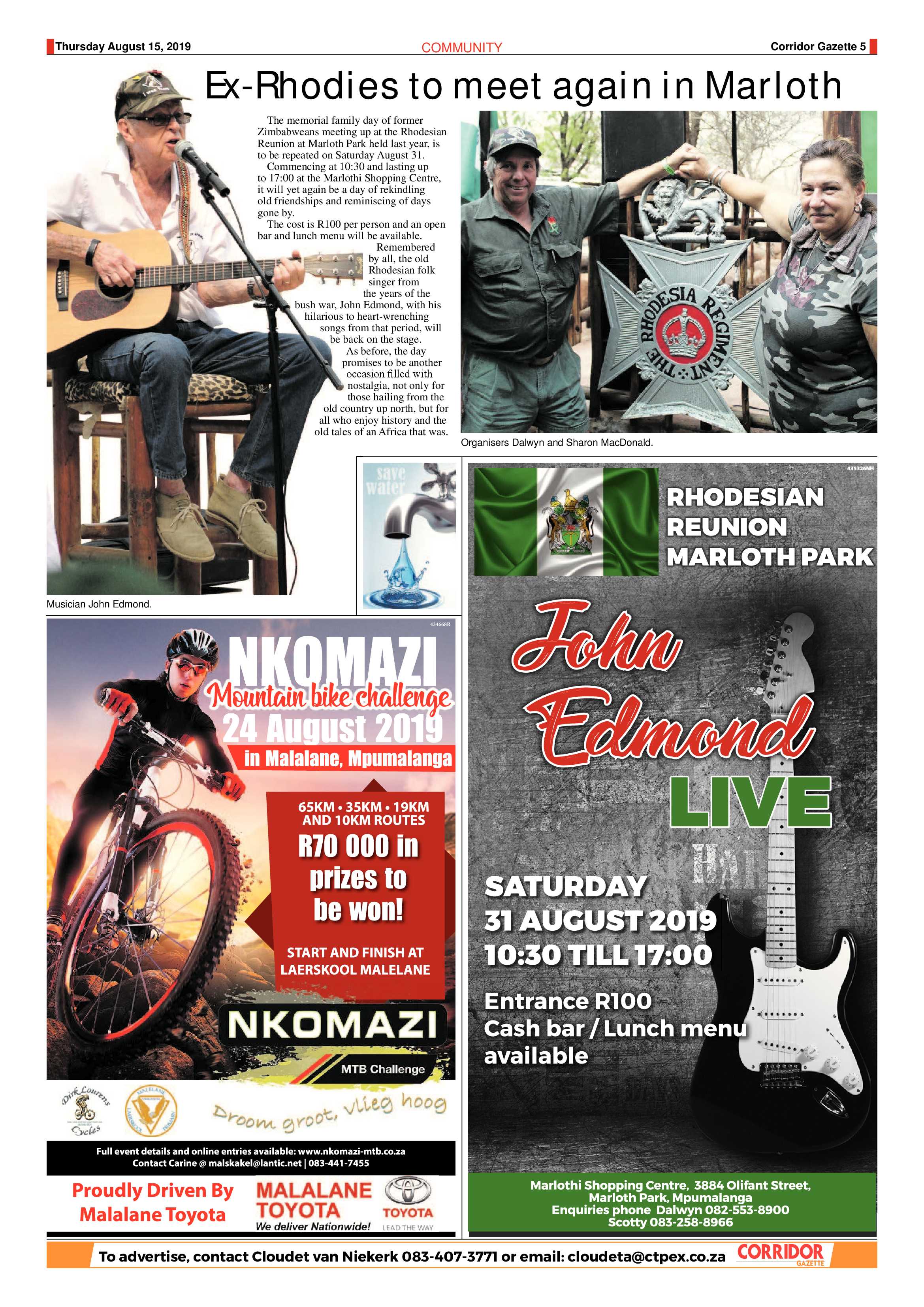 Corridor Gazette 15 August 2019 page 5