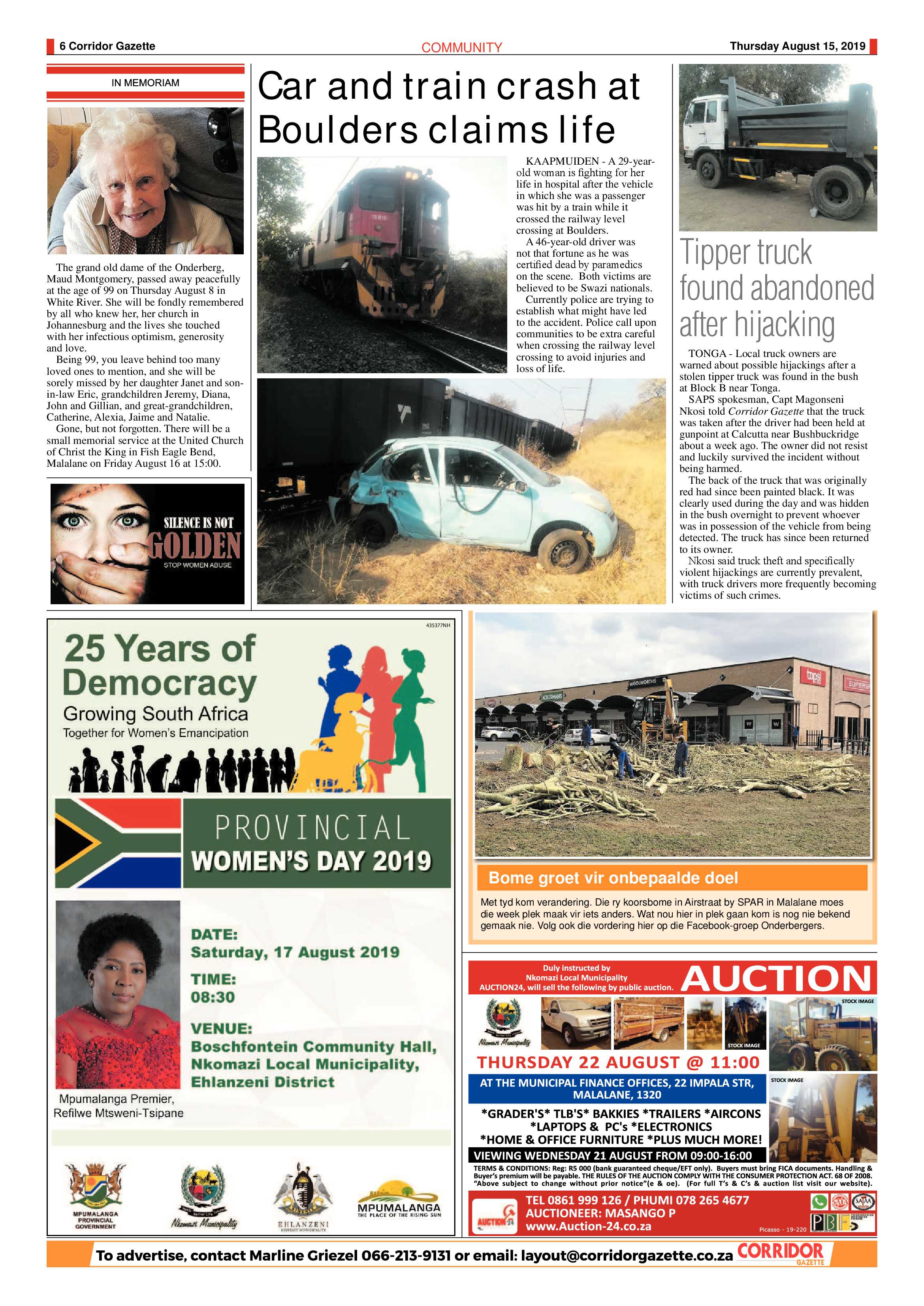 Corridor Gazette 15 August 2019 page 6