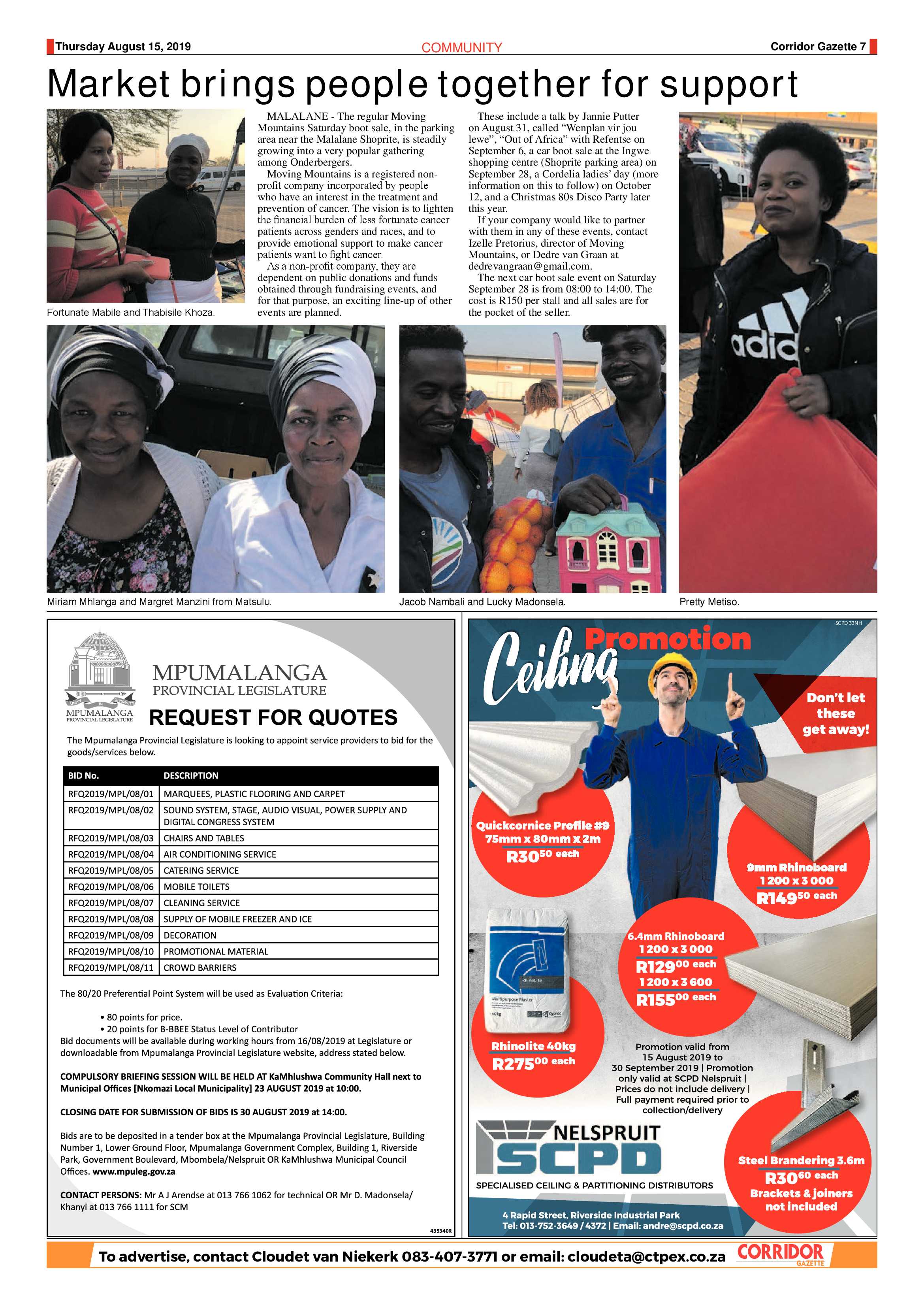 Corridor Gazette 15 August 2019 page 7