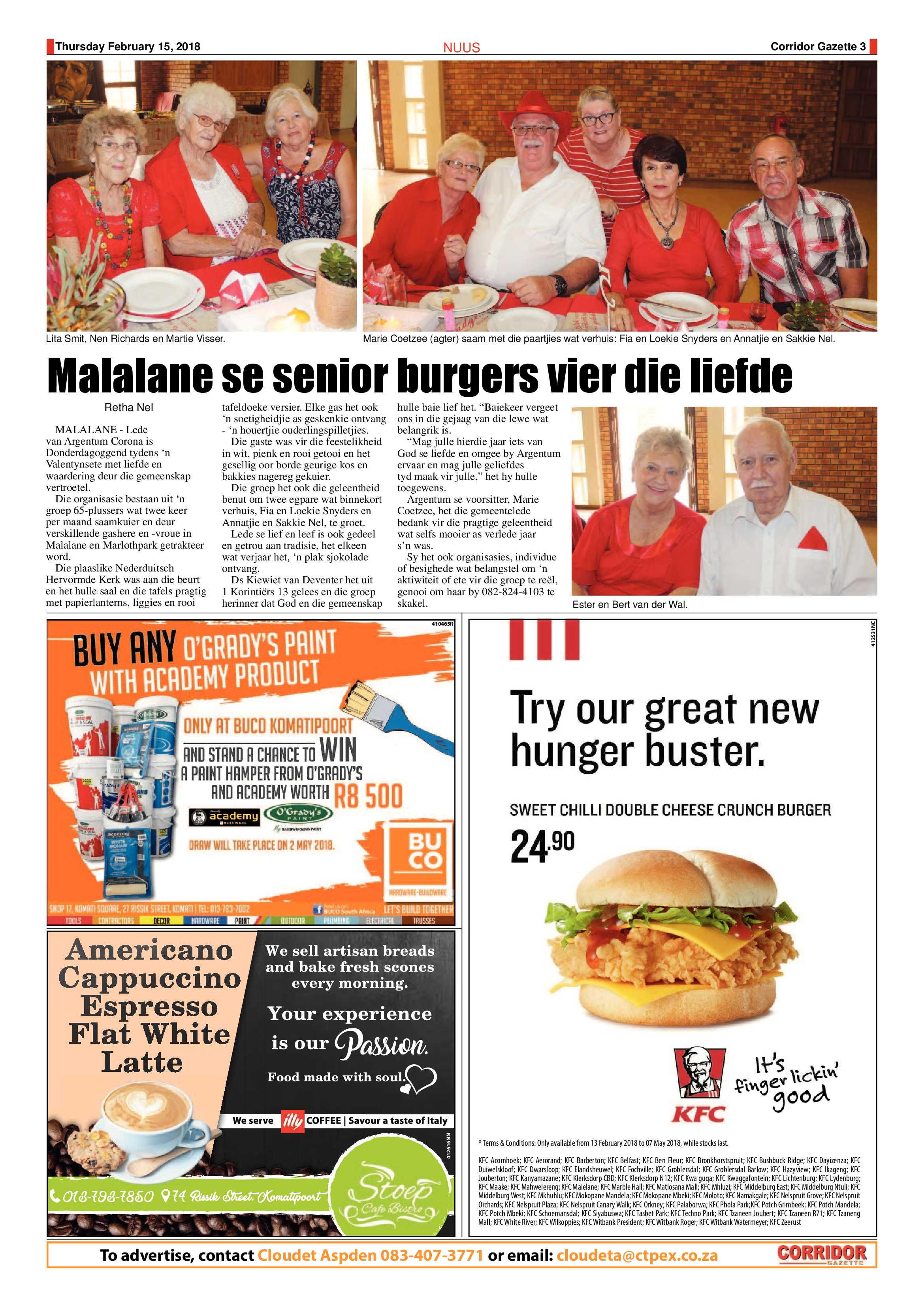 Corridor Gazette 15 February 2018 page 3