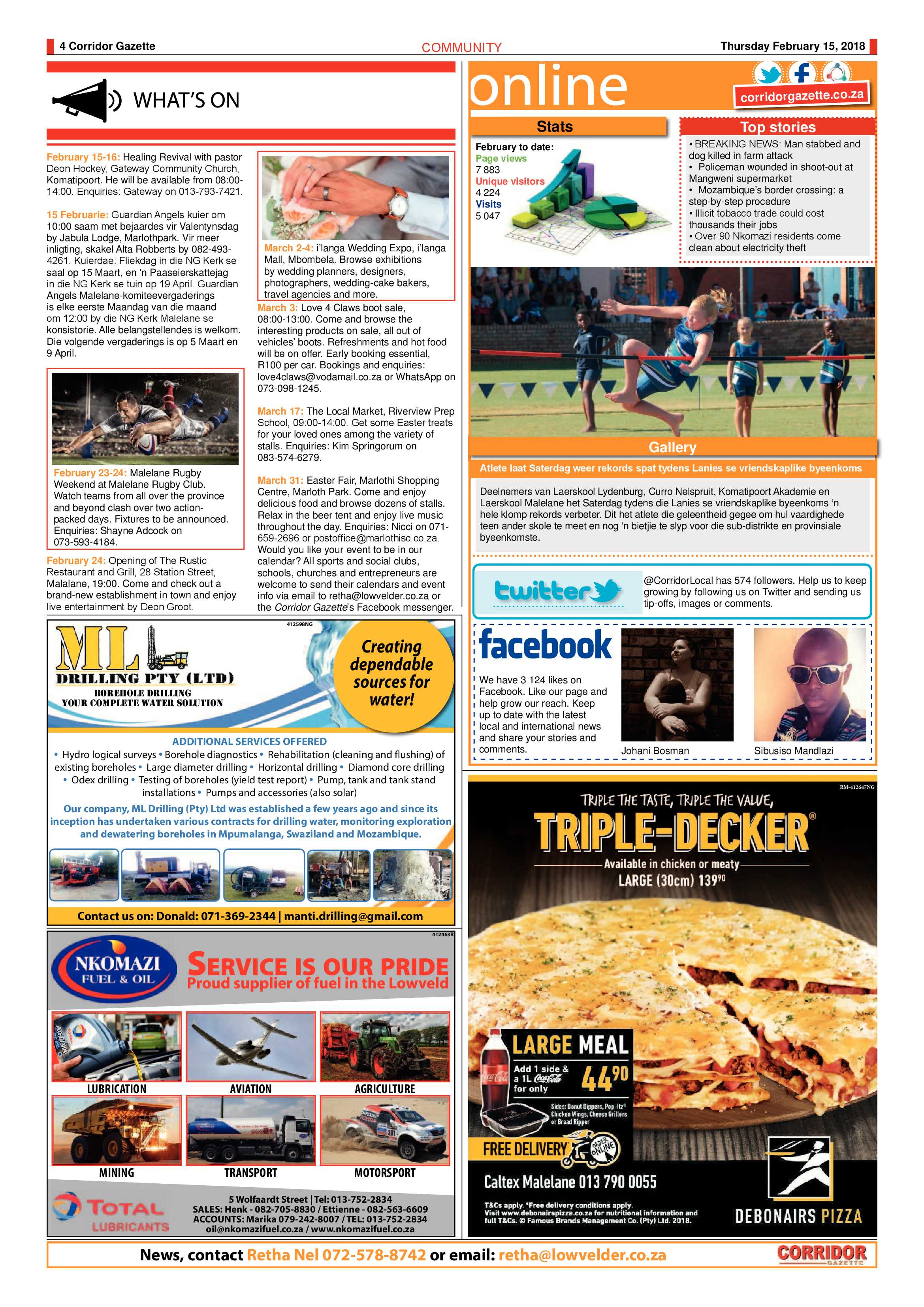 Corridor Gazette 15 February 2018 page 4