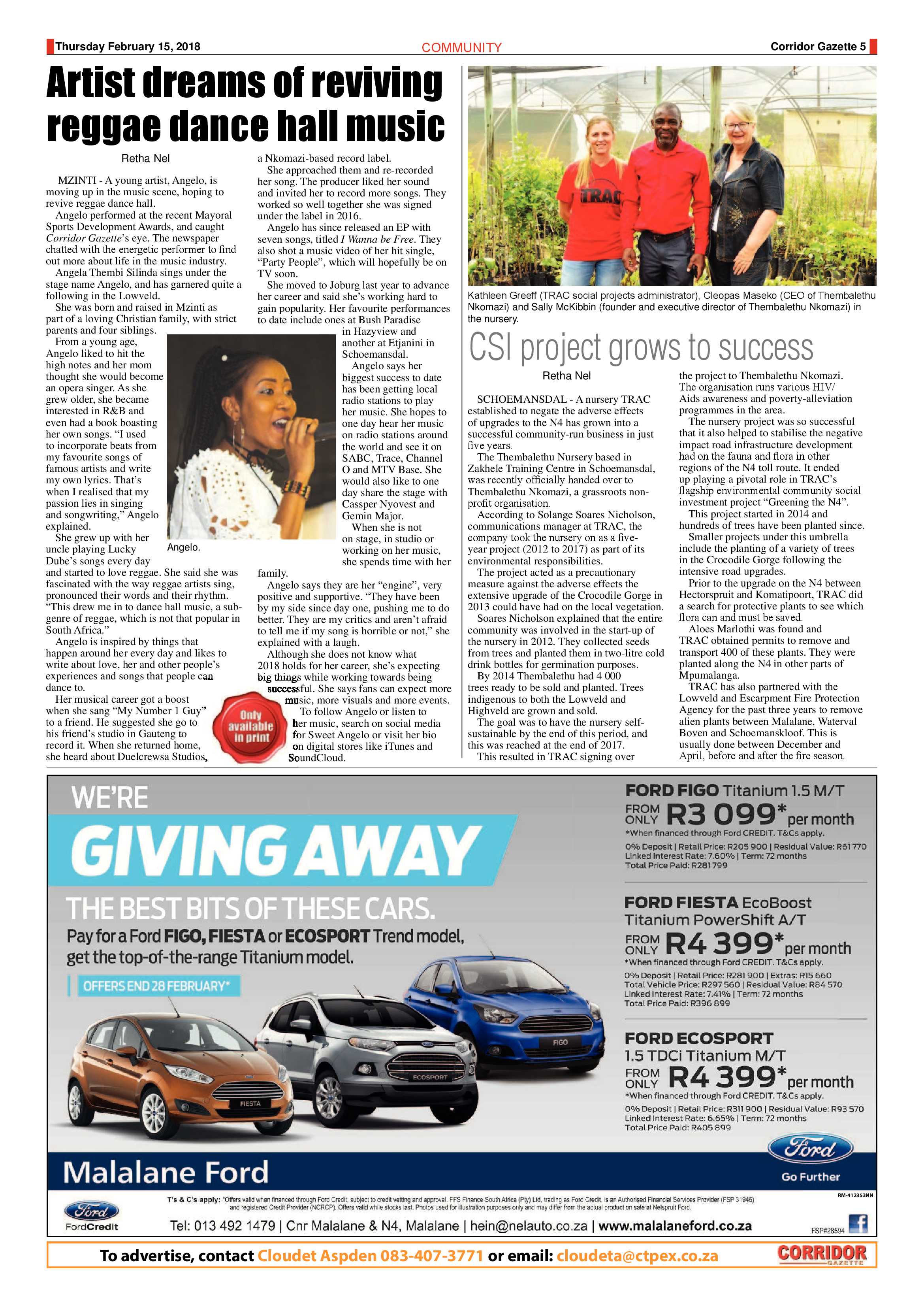 Corridor Gazette 15 February 2018 page 5