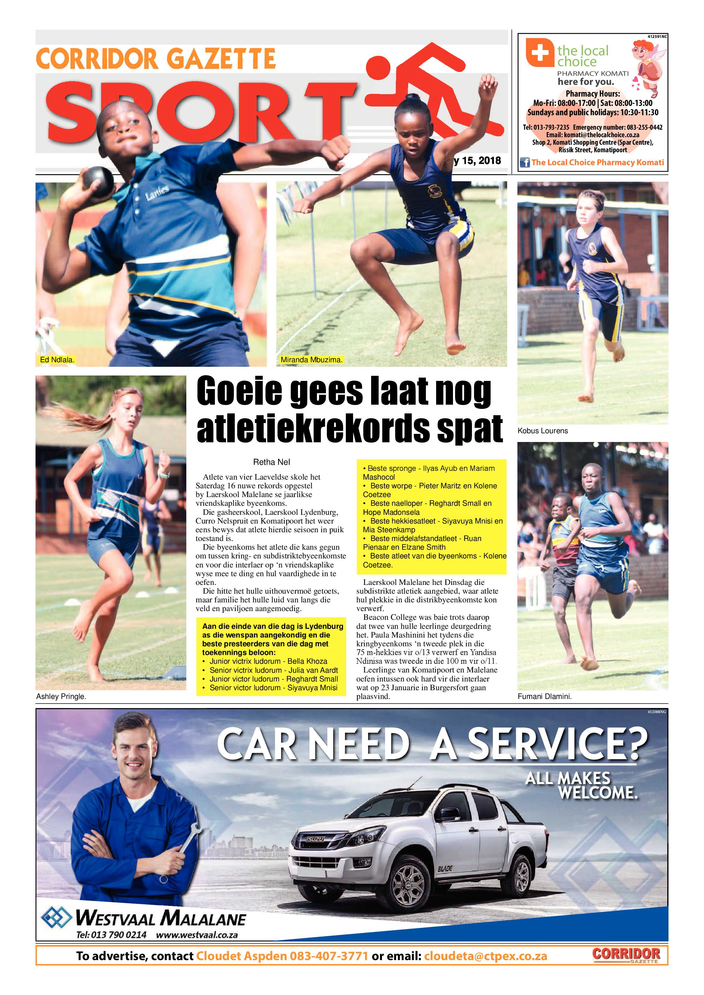 Corridor Gazette 15 February 2018 page 8
