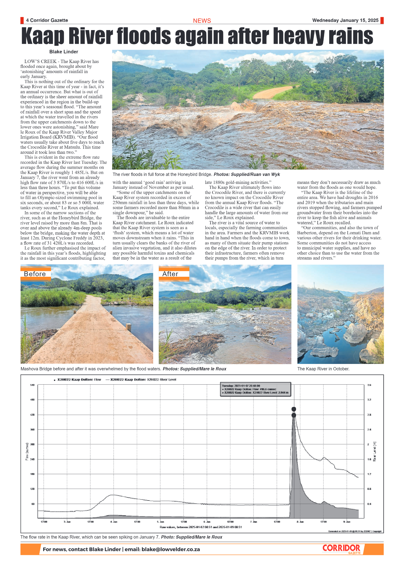 Corridor Gazette 15 January 2025 page 4