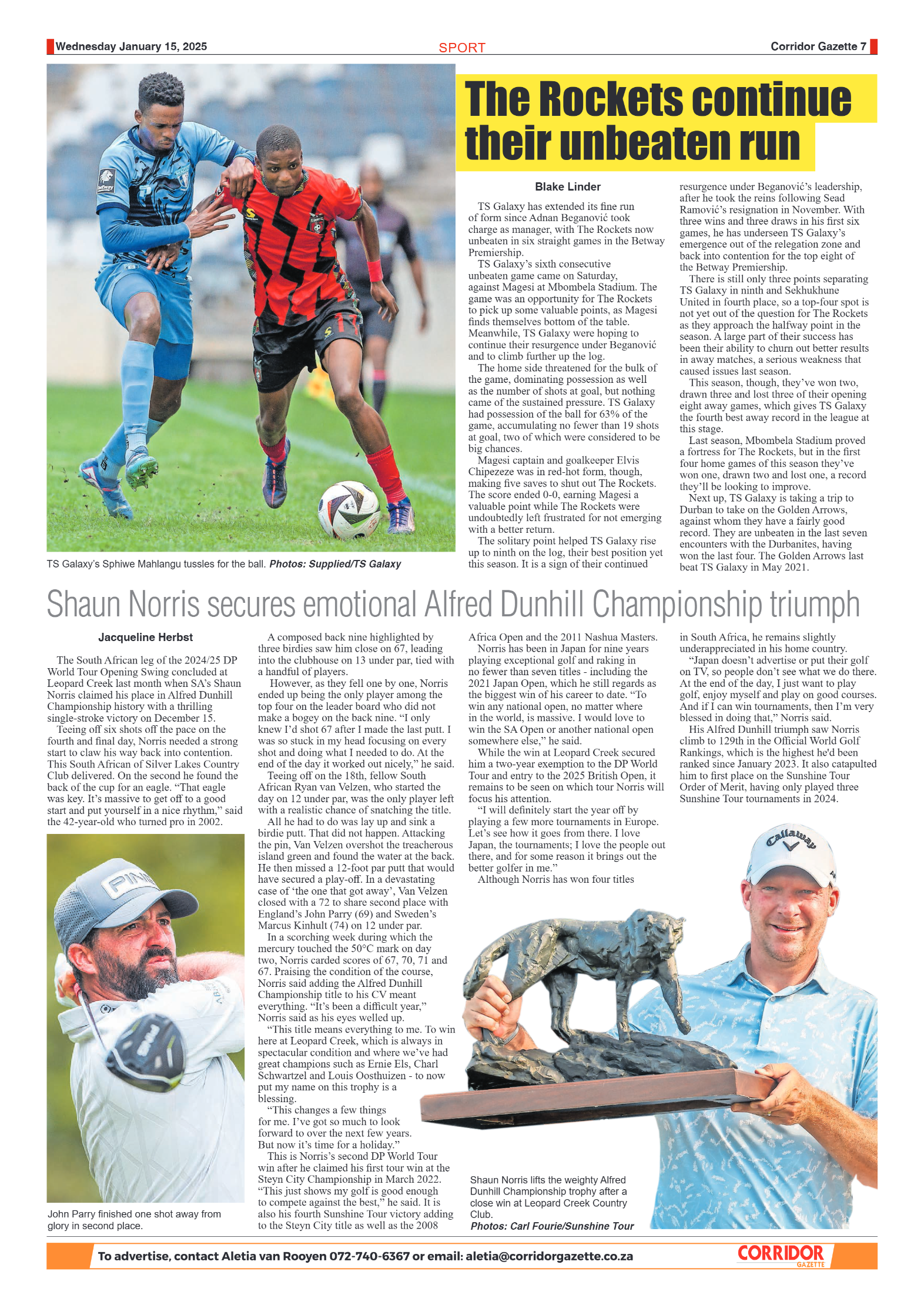 Corridor Gazette 15 January 2025 page 7