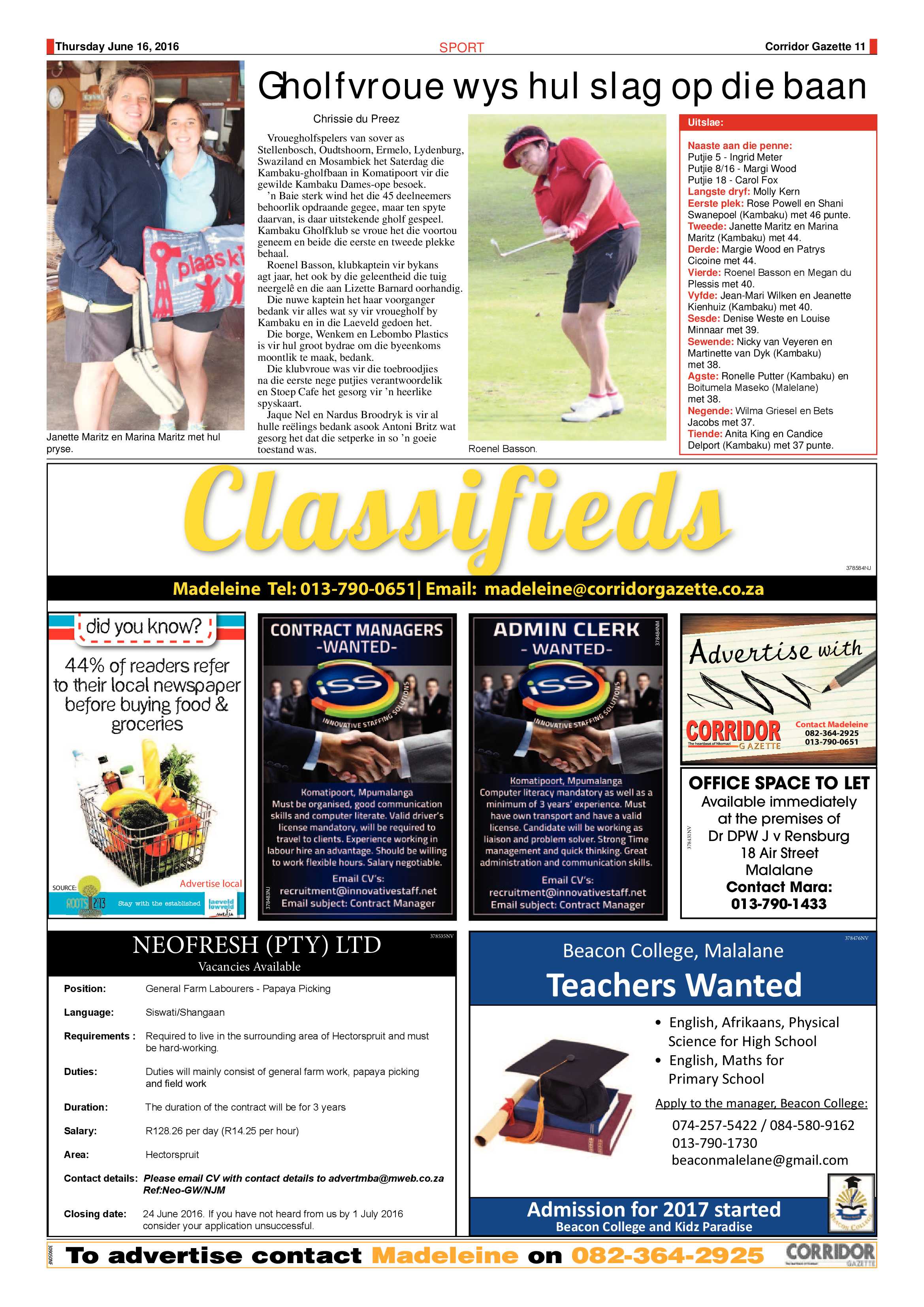 Corridor Gazette 15 June 2017 page 11