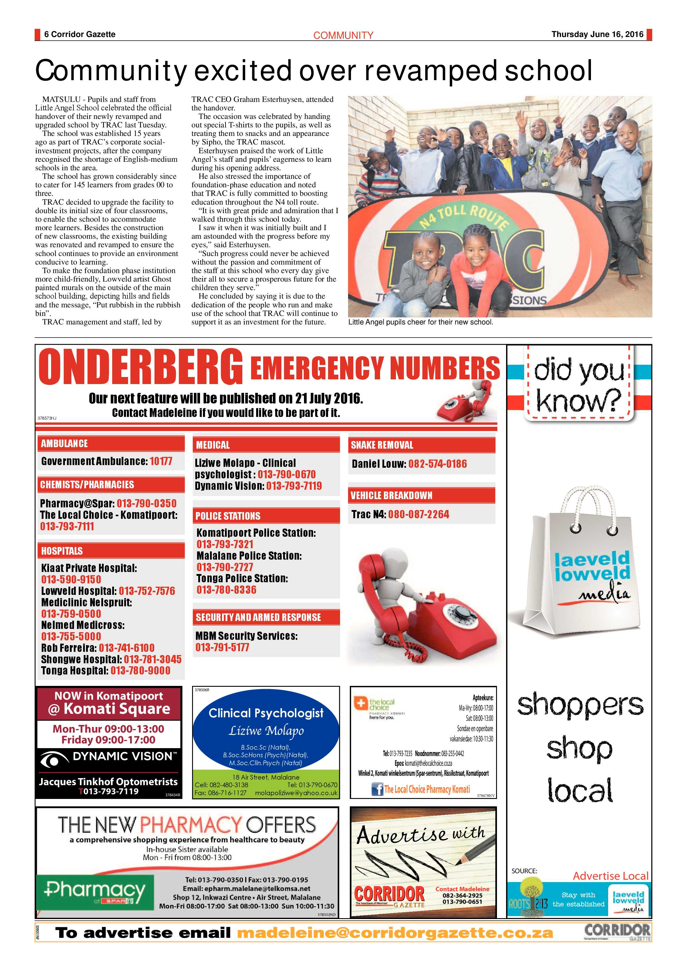 Corridor Gazette 15 June 2017 page 6