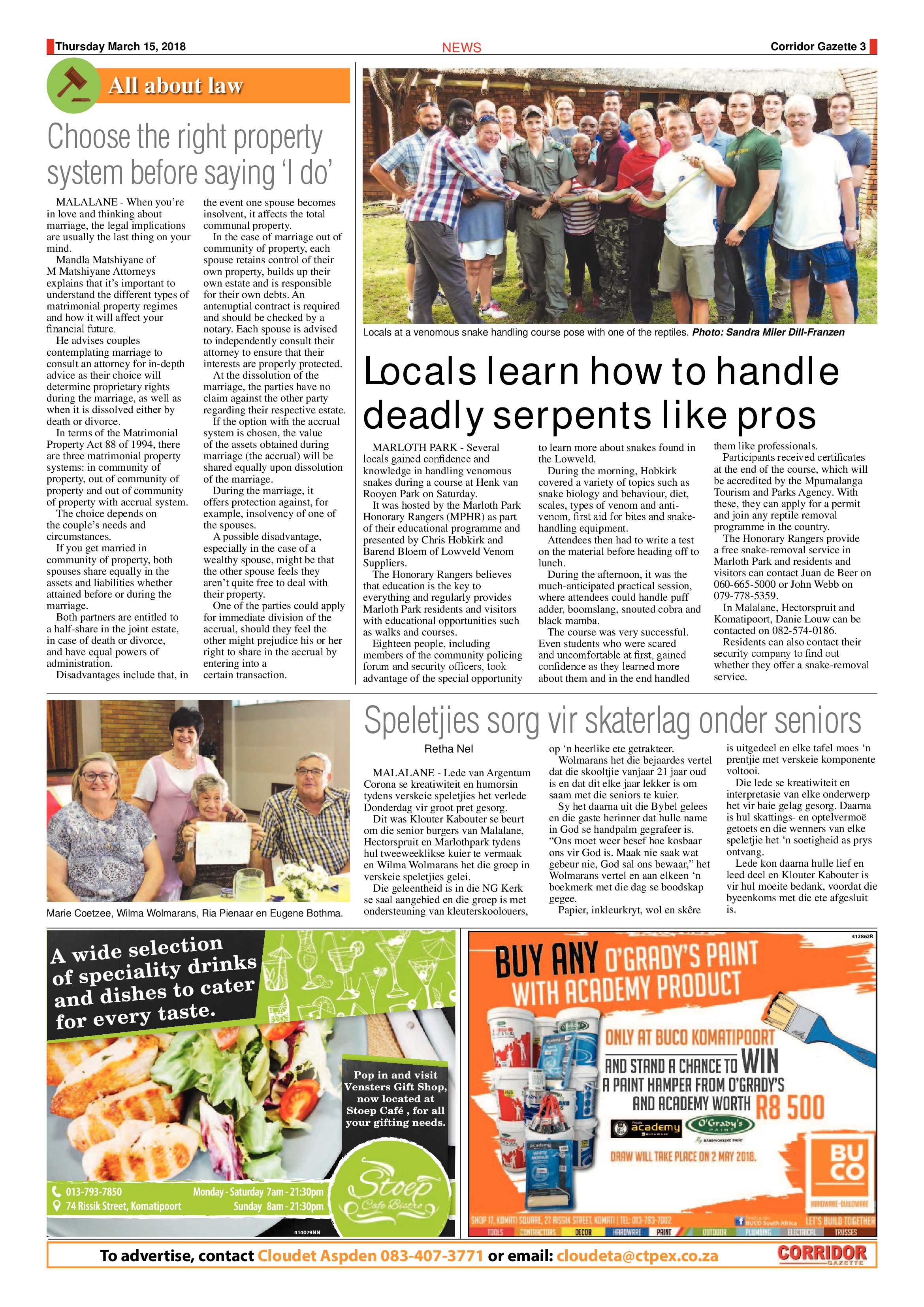 Corridor Gazette 15 March 2018 page 3