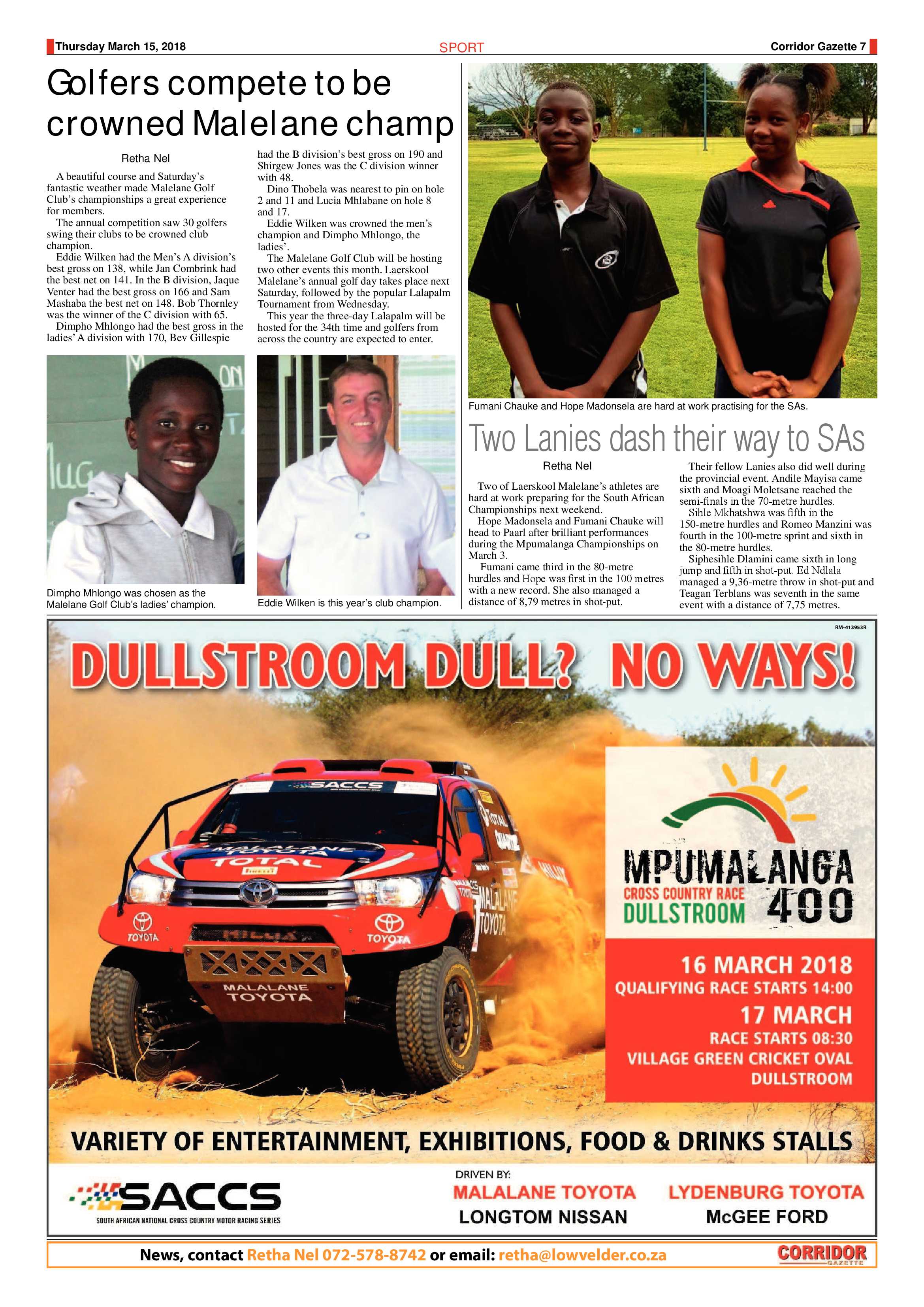 Corridor Gazette 15 March 2018 page 7