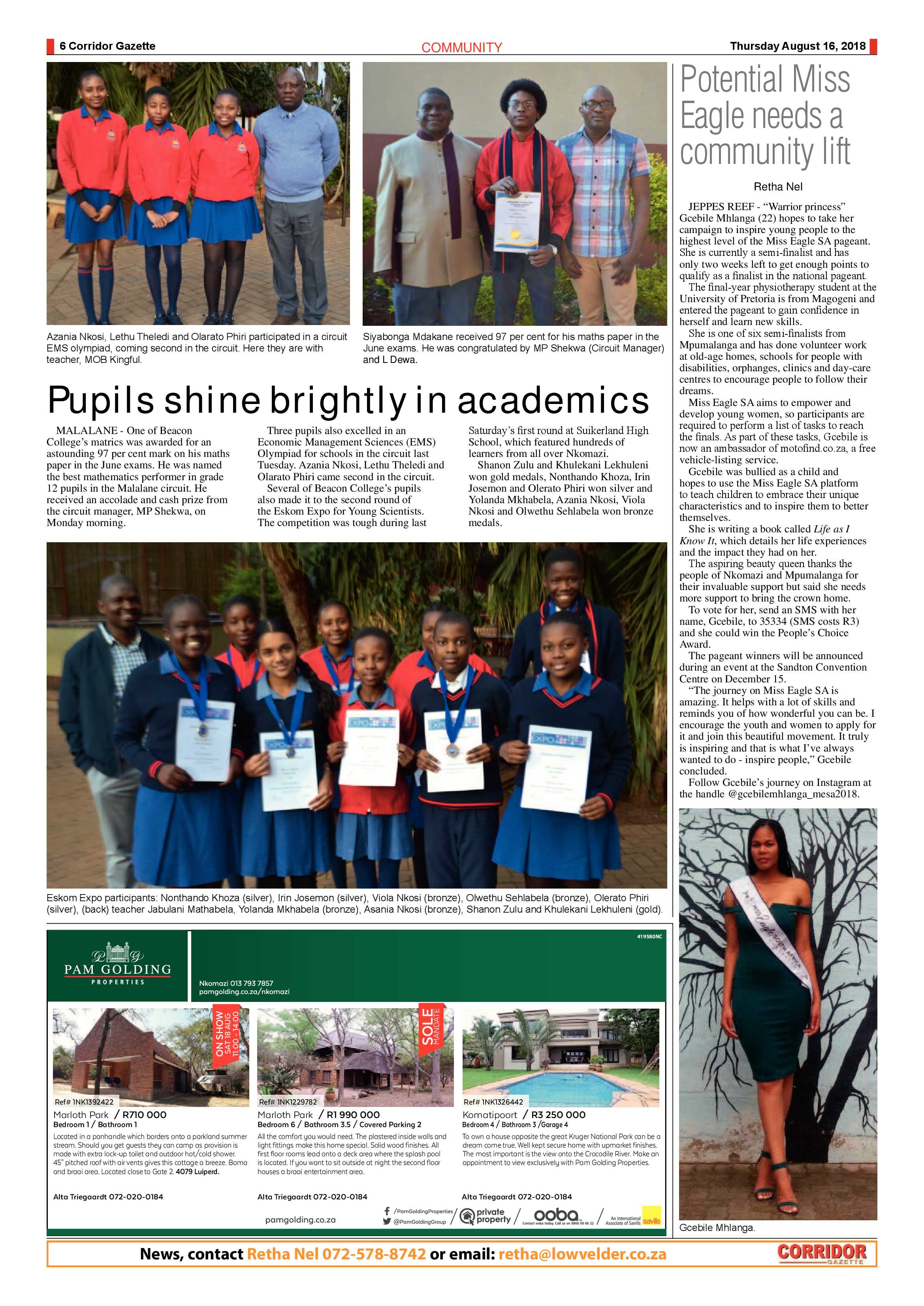 Corridor Gazette 16 August 2018 page 6