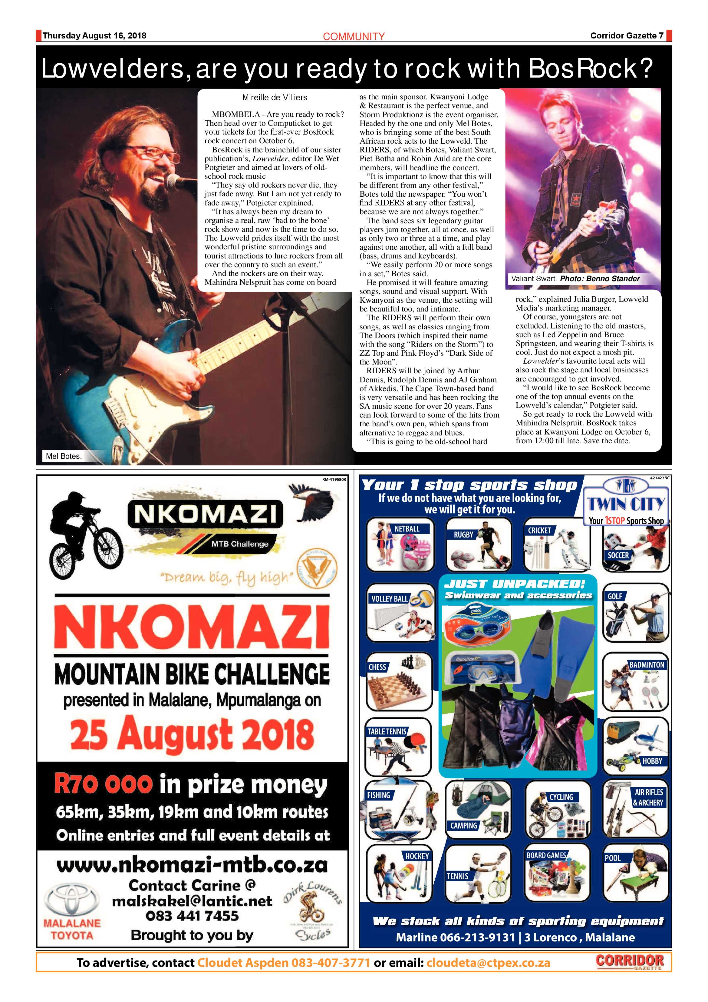 Corridor Gazette 16 August 2018 page 7