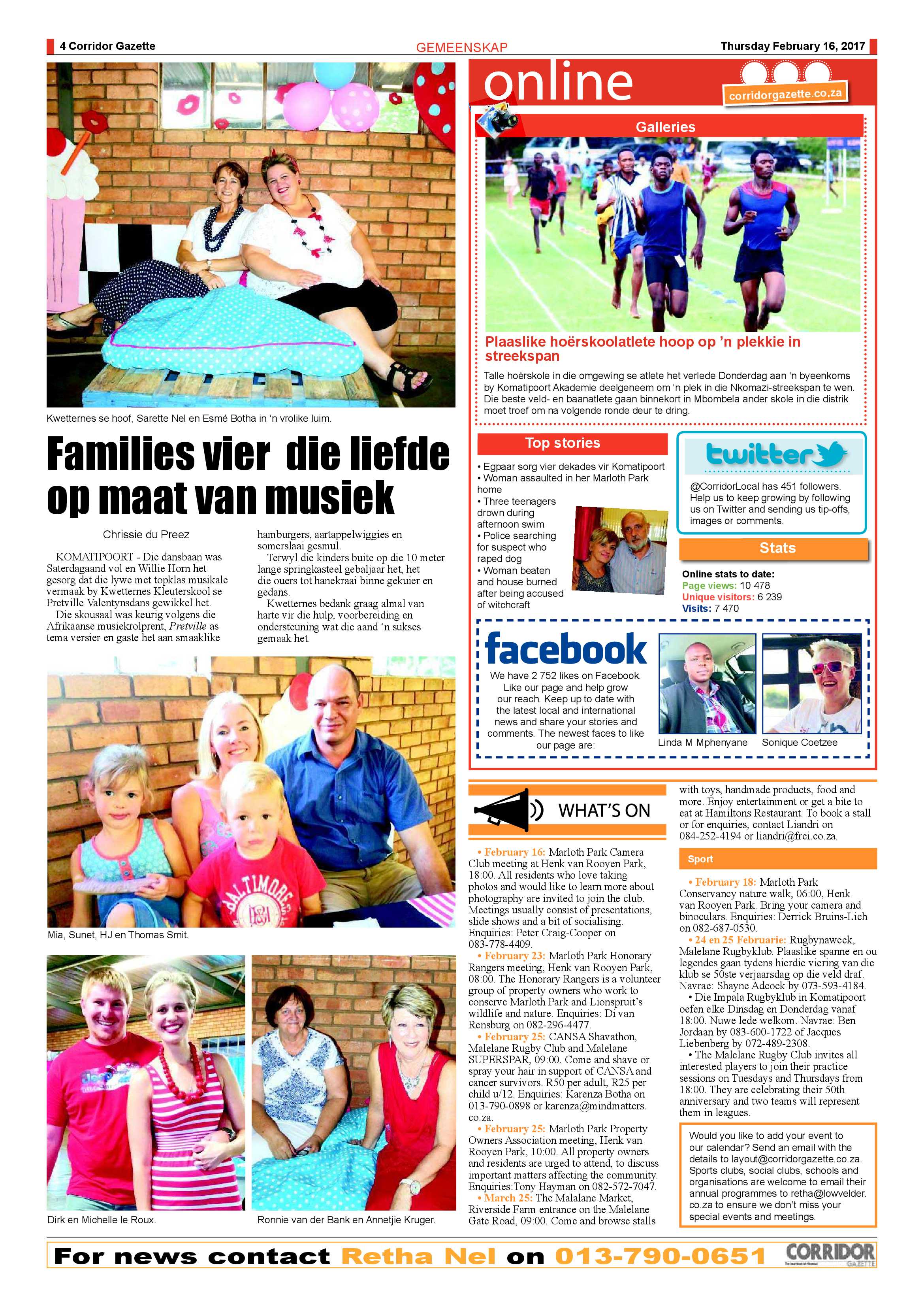 Corridor Gazette 16 February 2017 page 4