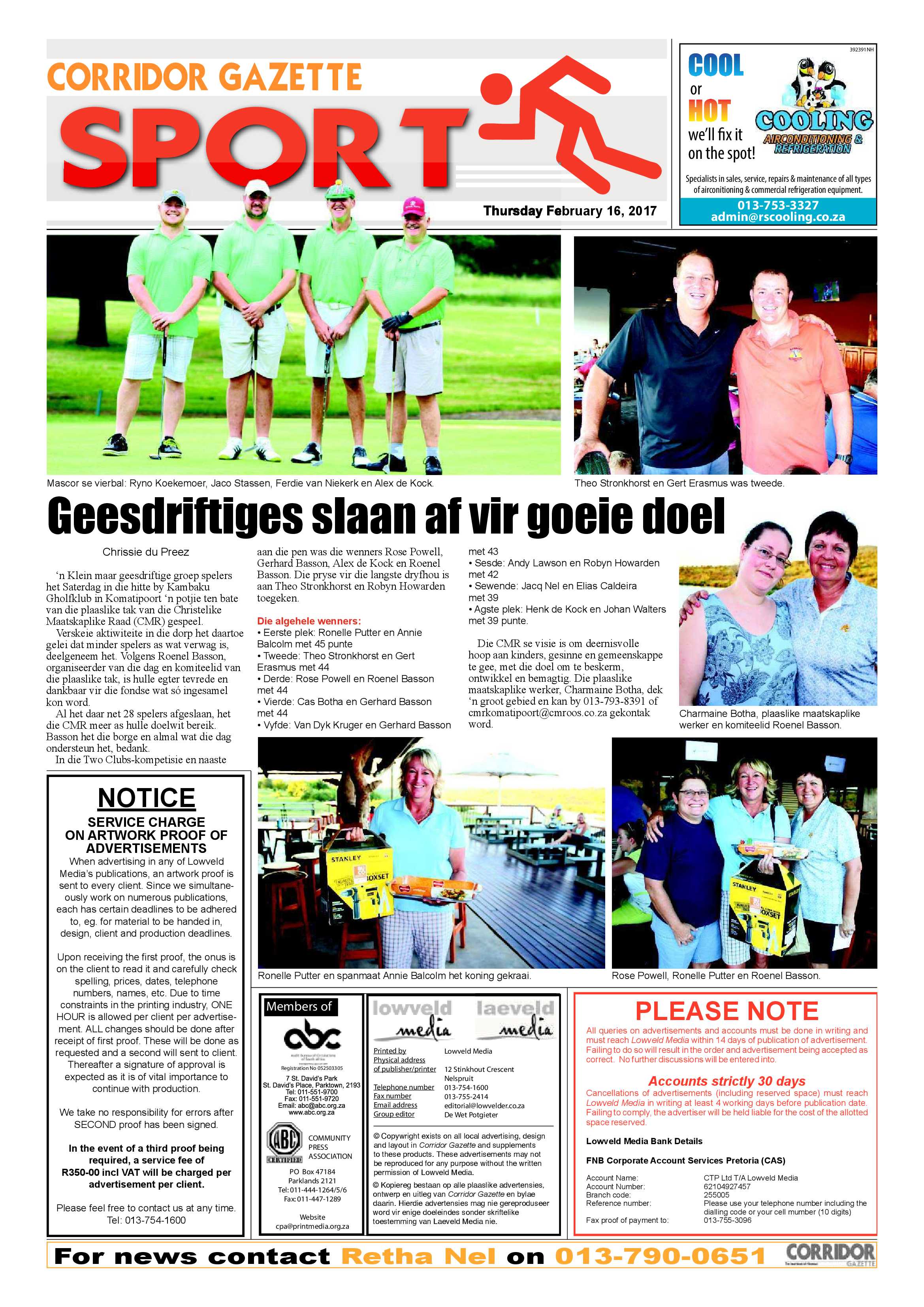 Corridor Gazette 16 February 2017 page 8