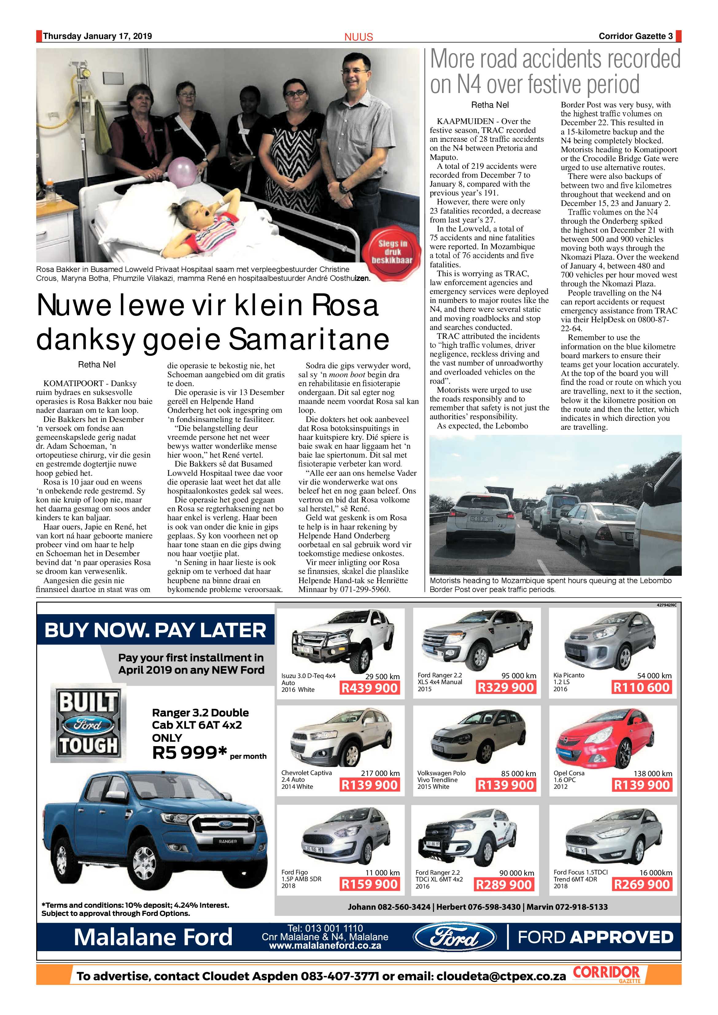 Corridor Gazette 17 January 2019 page 3