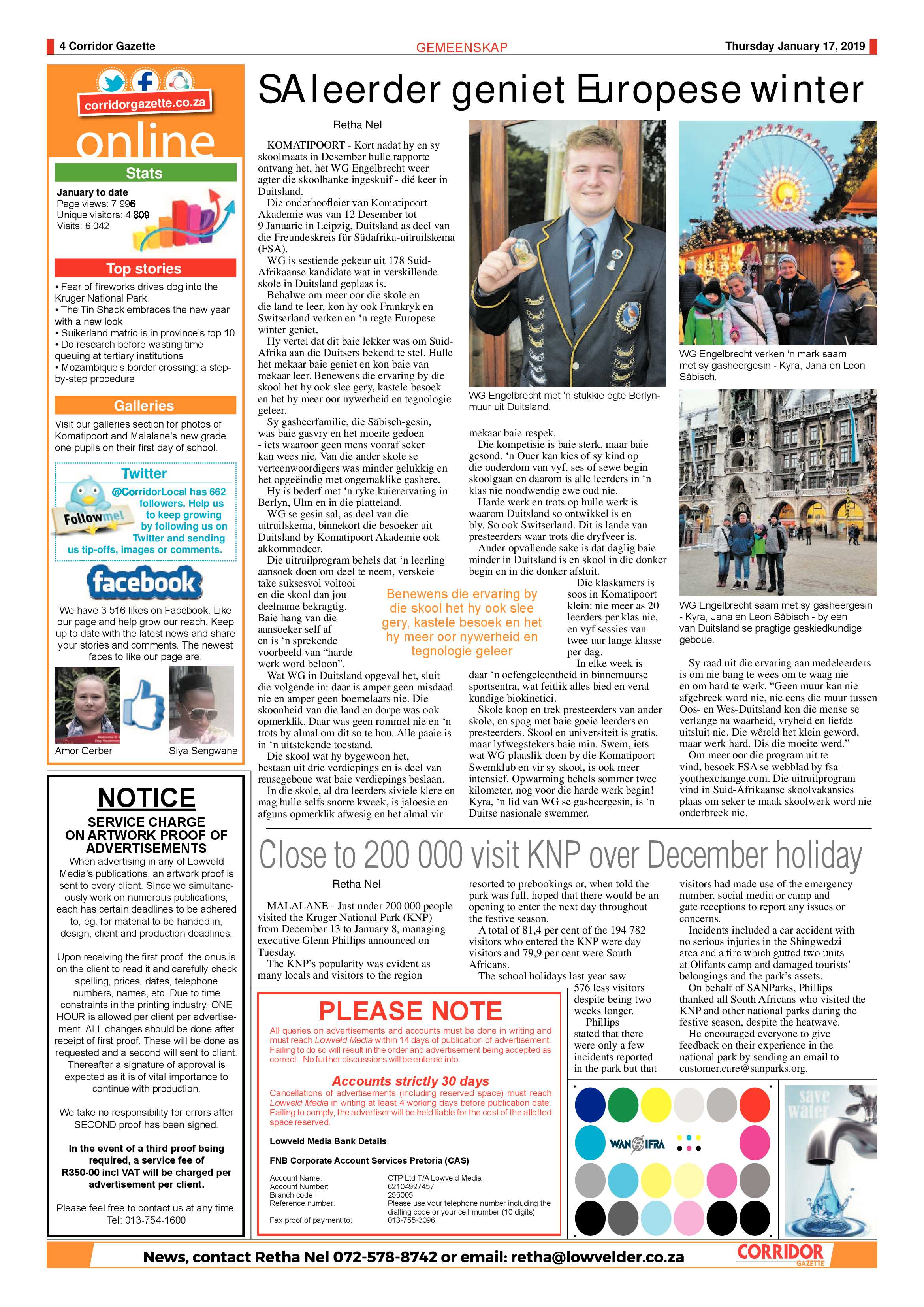 Corridor Gazette 17 January 2019 page 4
