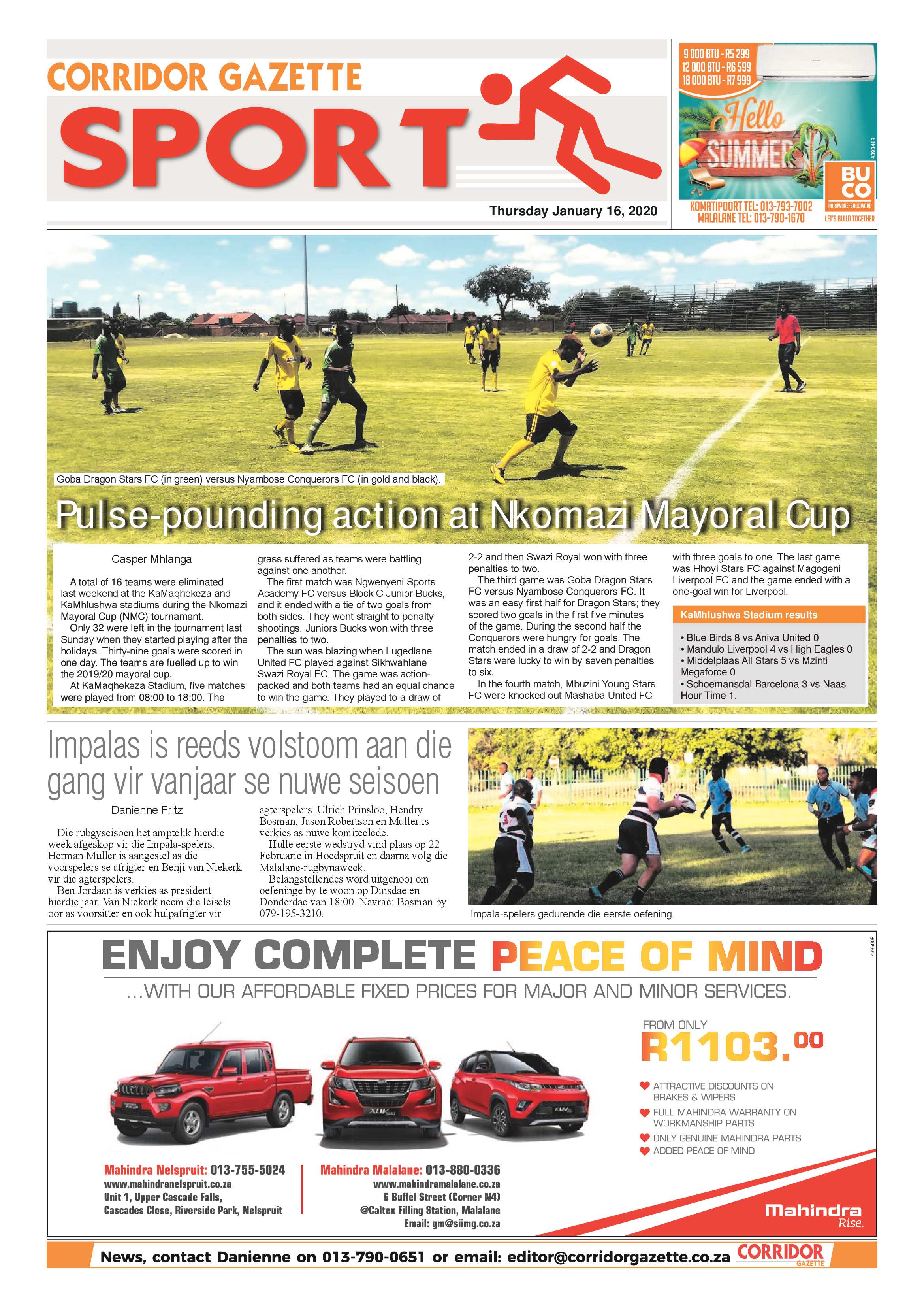 Corridor gazette 16 January 2020 page 8